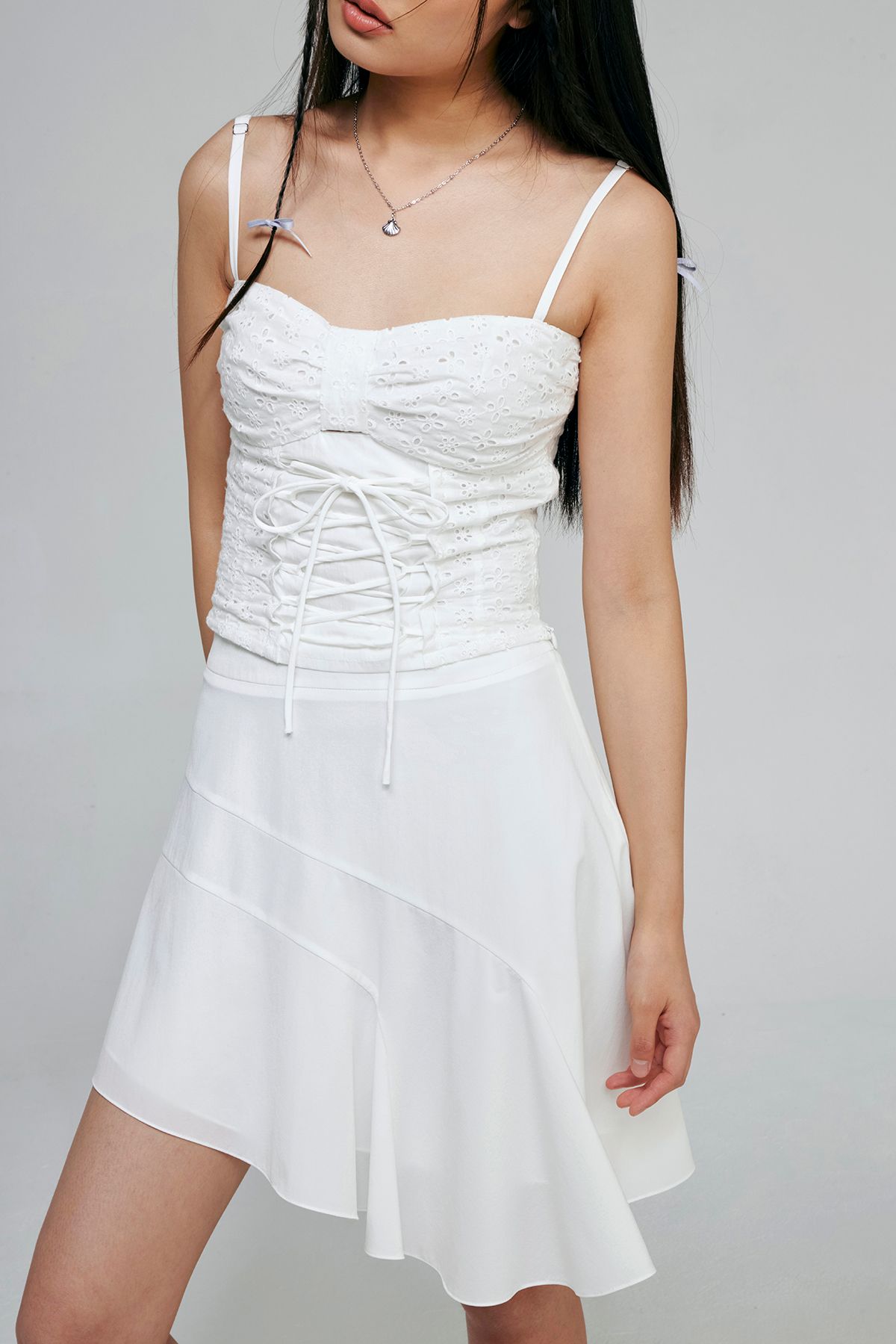 카프리슈(CAPRICIEUX) Bella skirt_White