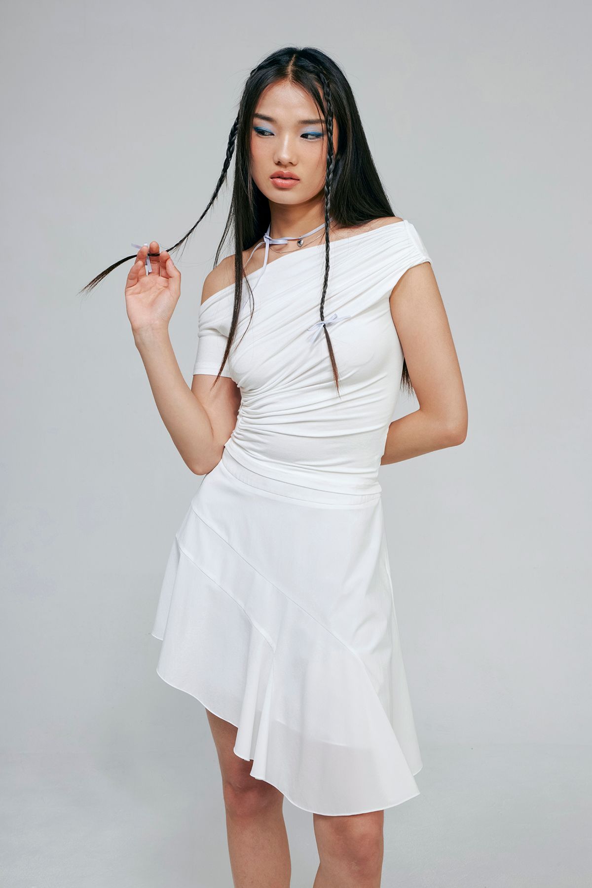 카프리슈(CAPRICIEUX) Bella skirt_White