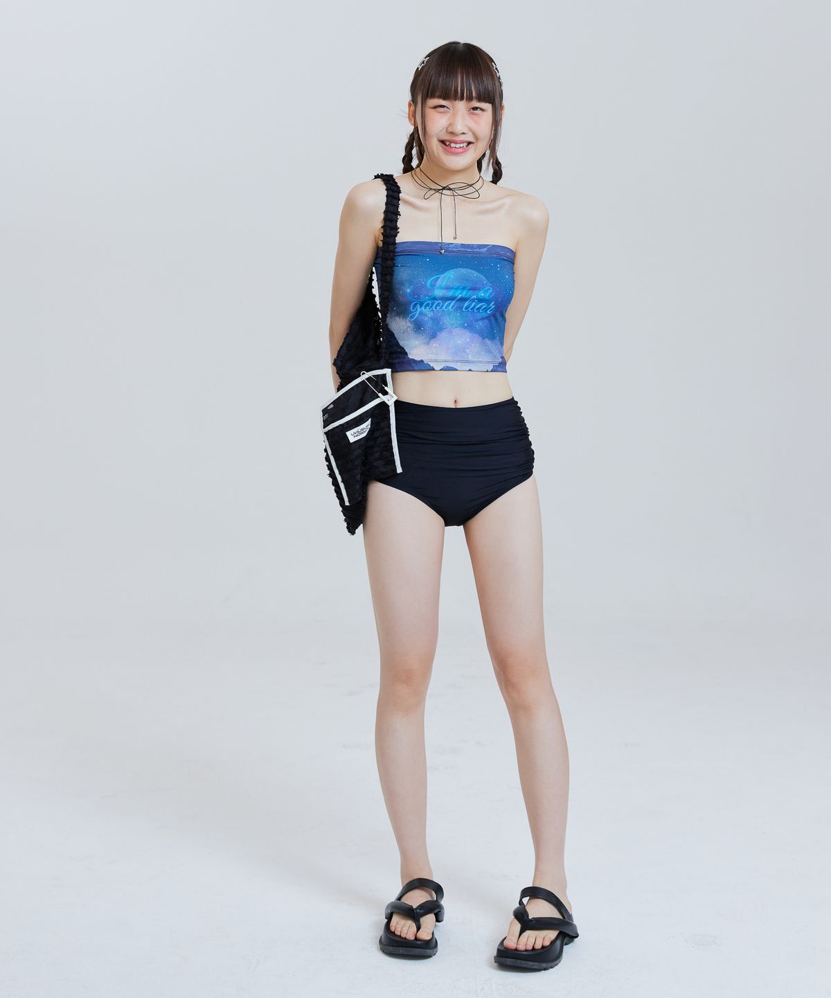 언유주얼 노말(UNUSUALNORMAL) JADE JERSEY TOP_BLACK