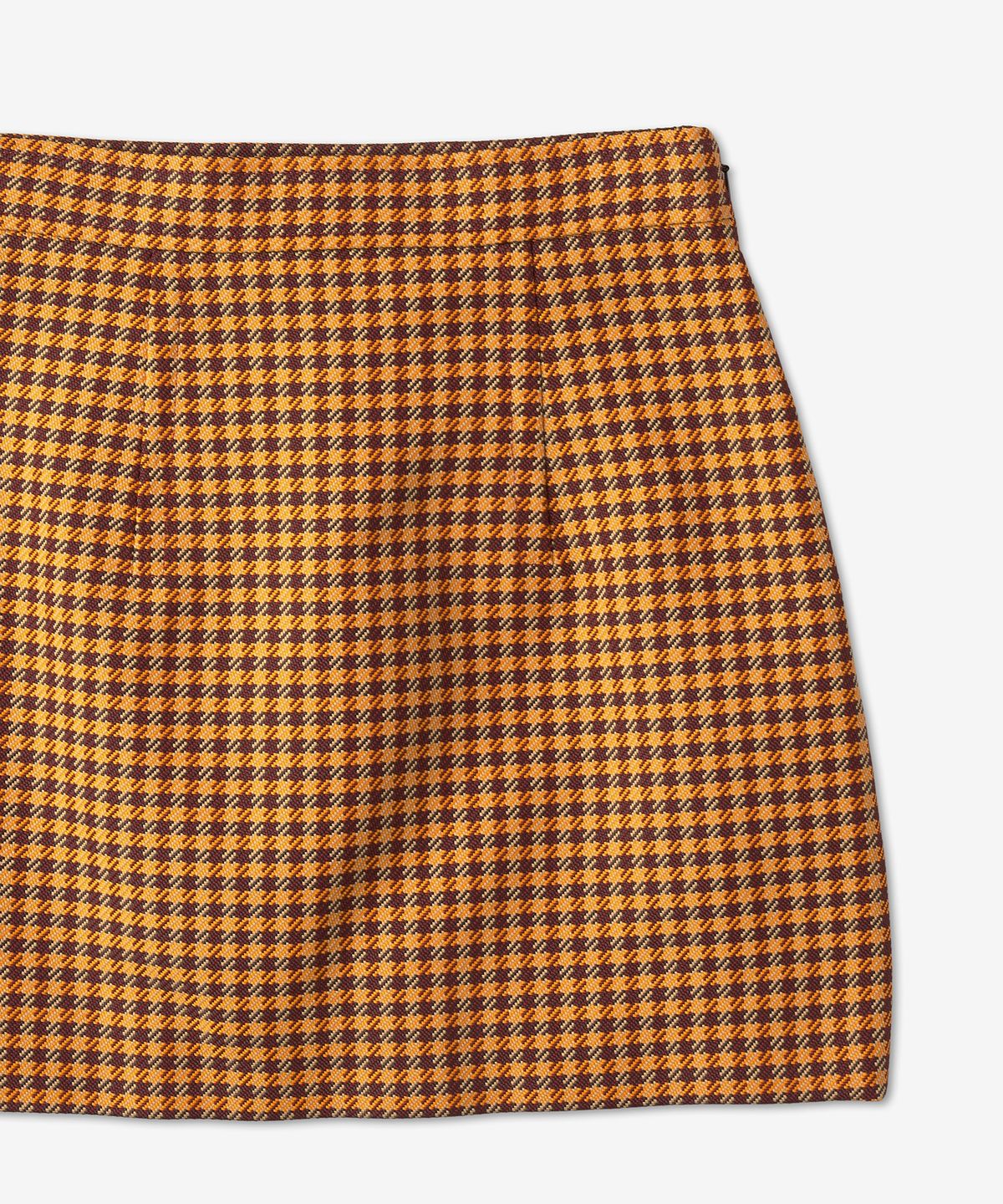 마르니(MARNI) 미니 체크 스커트 - 오렌지:버건디 / GOMA0553IUUTP730CHR79