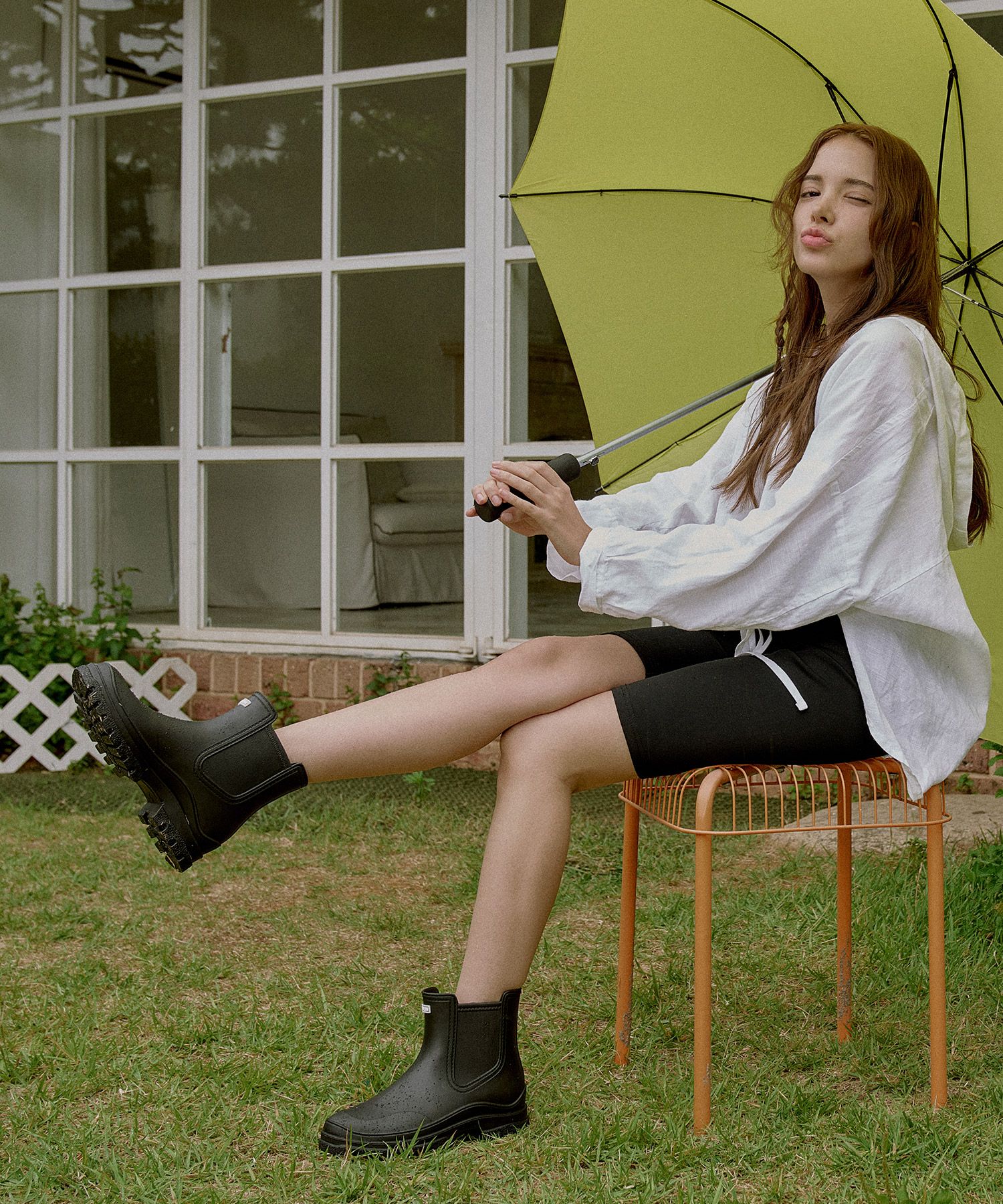 ●SHOEHI● Rachel Short Chelsea Rain Boots 2Colors R0008 MUSINSA | SHOEHI Rachel Short Chelsea Rain Boots R0008(2Colors)
