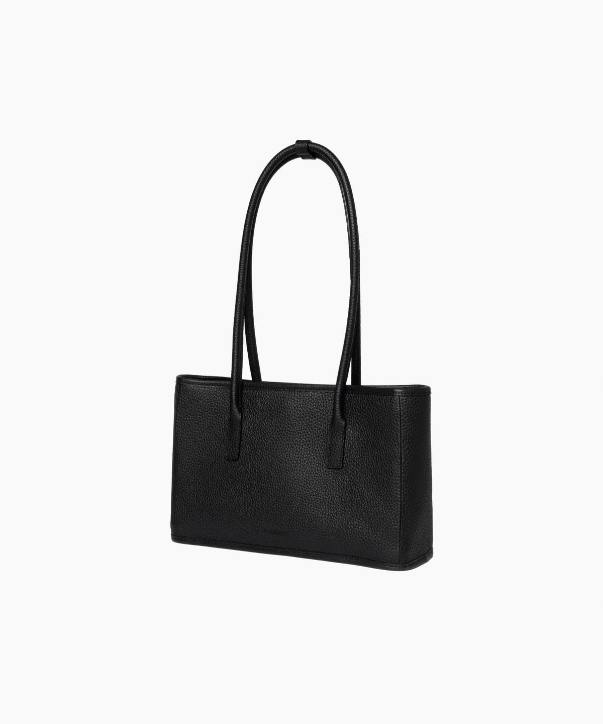 튜드먼트(TTUDEMENT) CLASSIC SQUARE LEATHER SHOULDER BAG BLACK