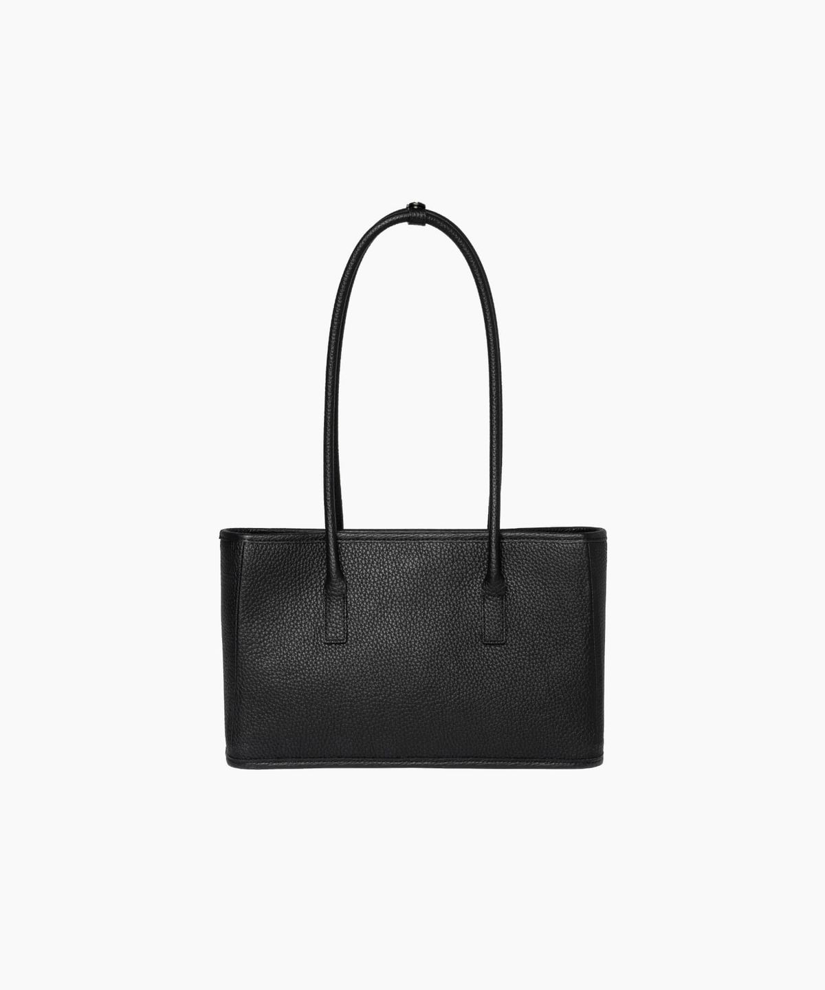튜드먼트(TTUDEMENT) CLASSIC SQUARE LEATHER SHOULDER BAG BLACK
