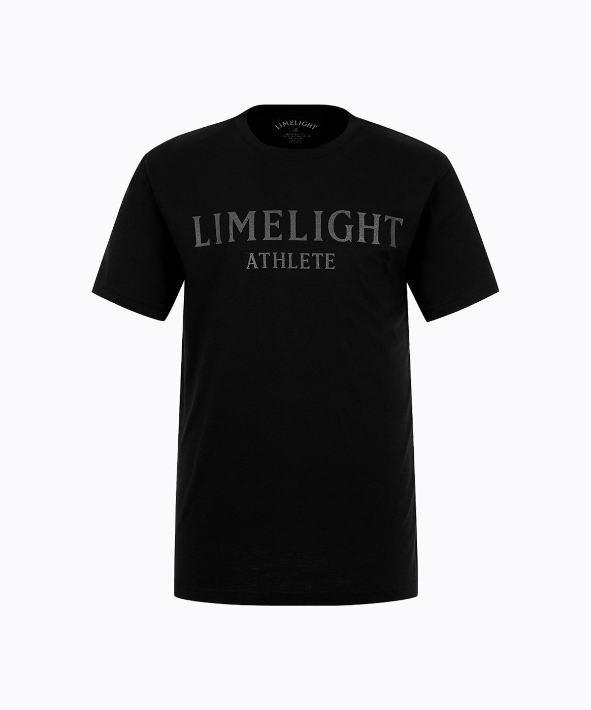 라임라잇 어패럴(LIMELIGHT APPAREL) 애슬릿 티셔츠 (블랙/그레이)