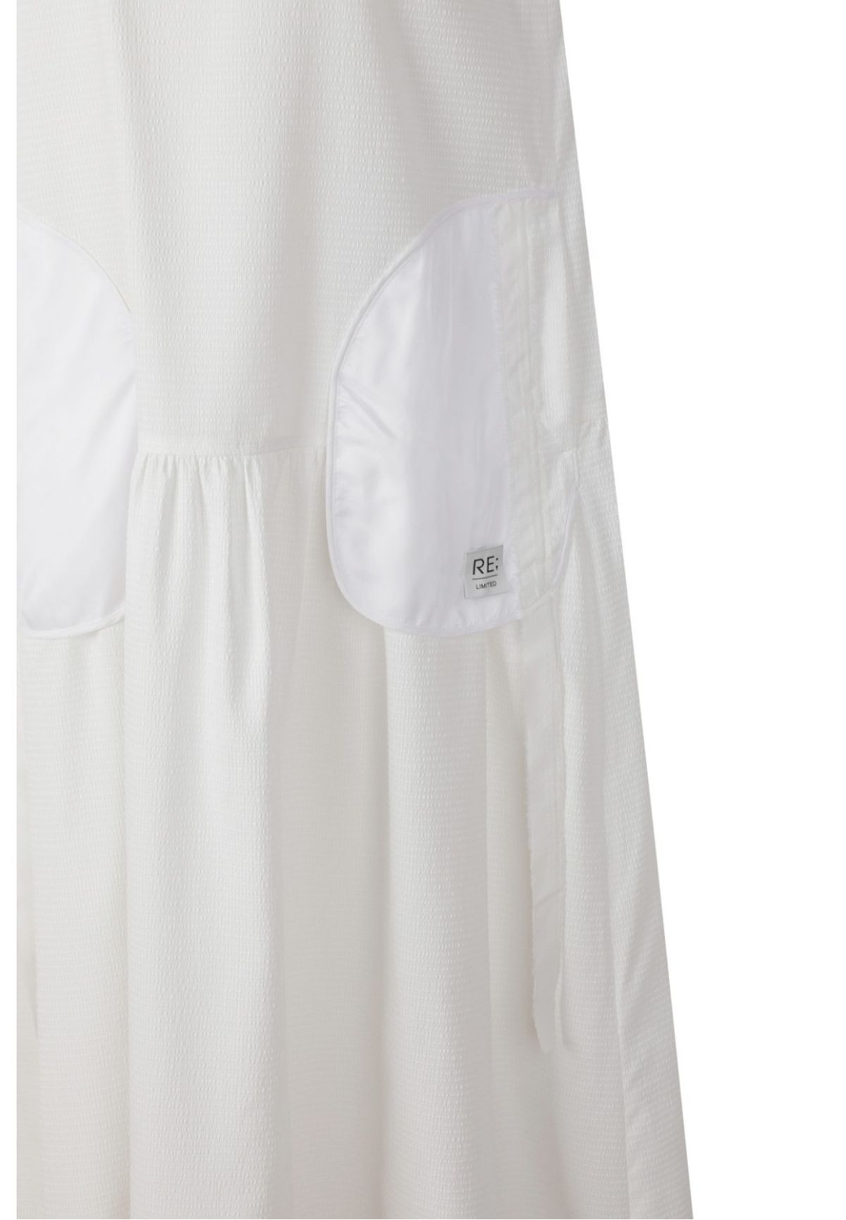 래코드(RECODE) Seersucker Long Dress_RQDAM23578WHX