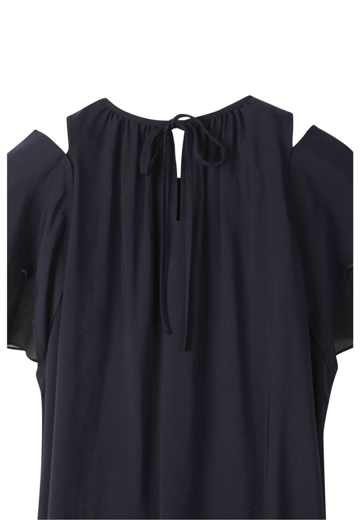 래코드(RECODE) Patchwork Slit Shoulder Dress_RQDAM23591NYX