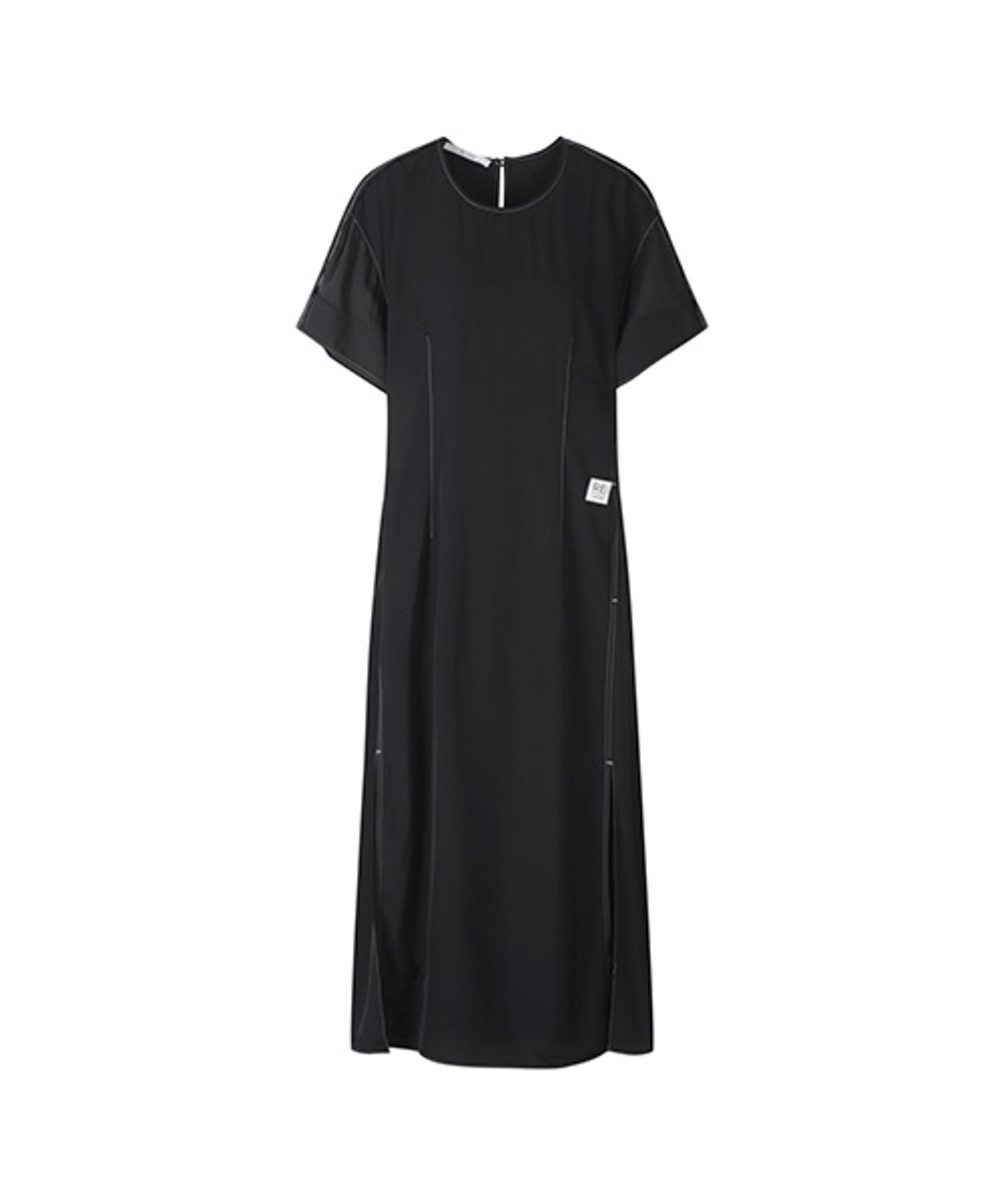 래코드(RECODE) Patchwork Long Dress_RQDAM23592BKX