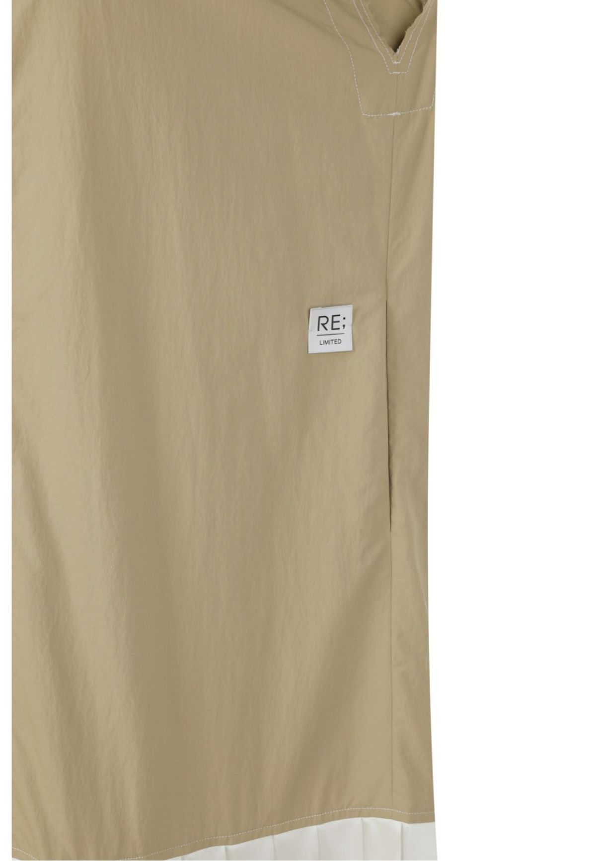 래코드(RECODE) Half Pleats Shirt Long Dress_RQDAM23594BEX