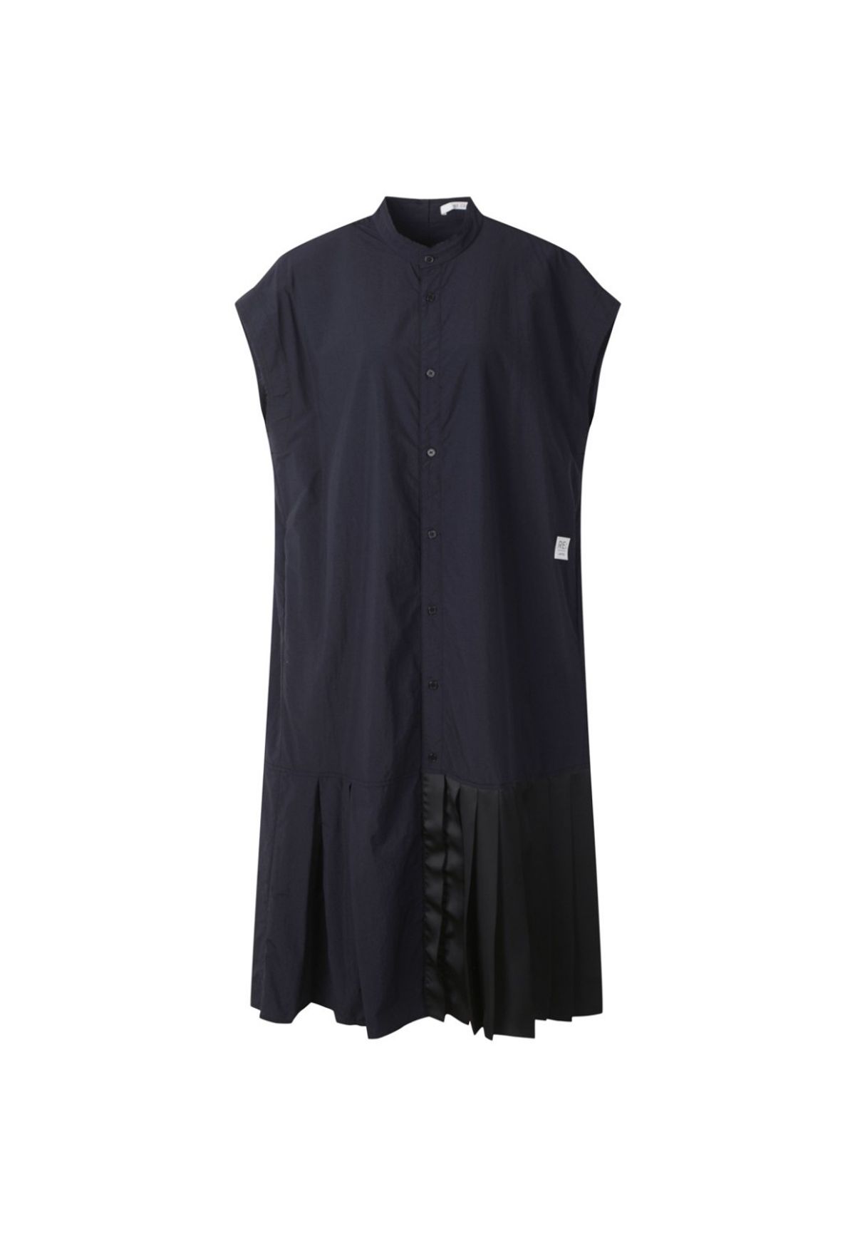 래코드(RECODE) Half Pleats Shirt Long Dress_RQDAM23594NYX