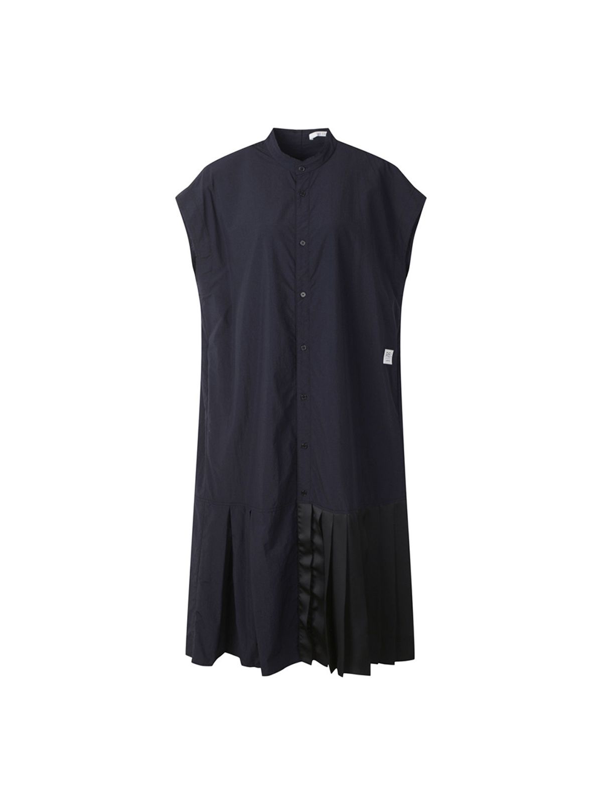 래코드(RECODE) Half Pleats Shirt Long Dress_RQDAM23594NYX