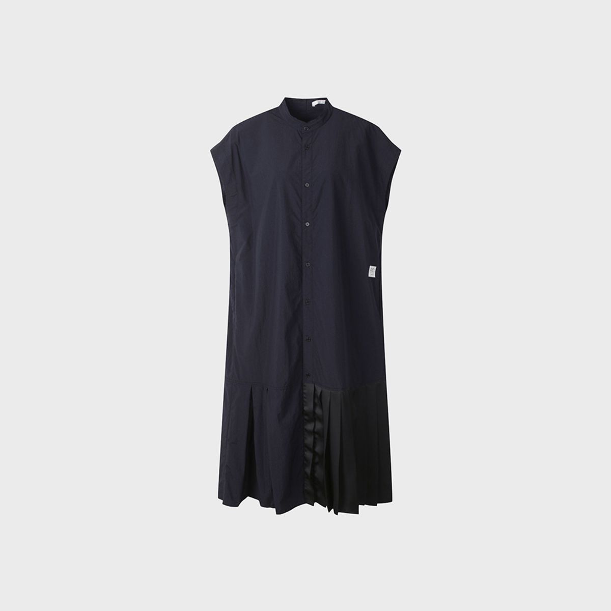래코드(RECODE) Half Pleats Shirt Long Dress_RQDAM23594NYX