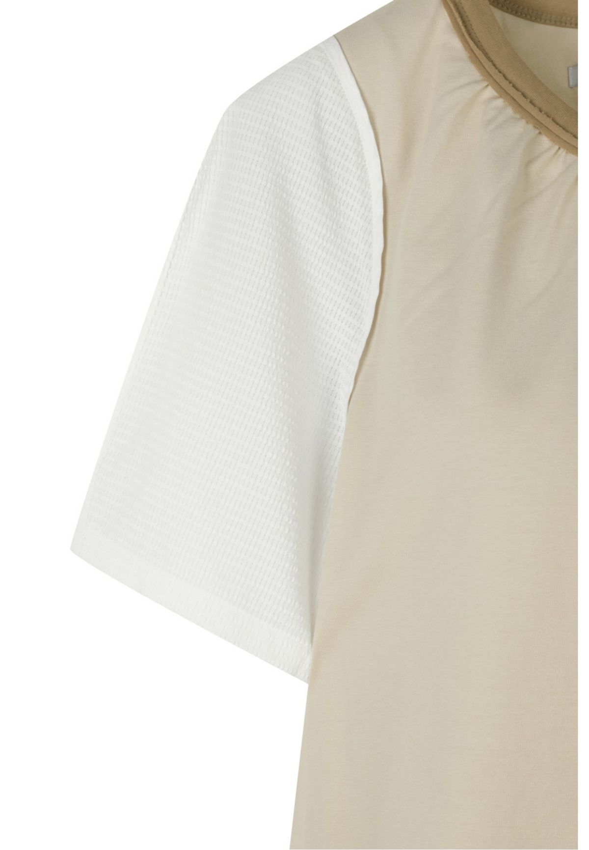 래코드(RECODE) Seersucker Half Sleeve Top_RQTAM23579BEX