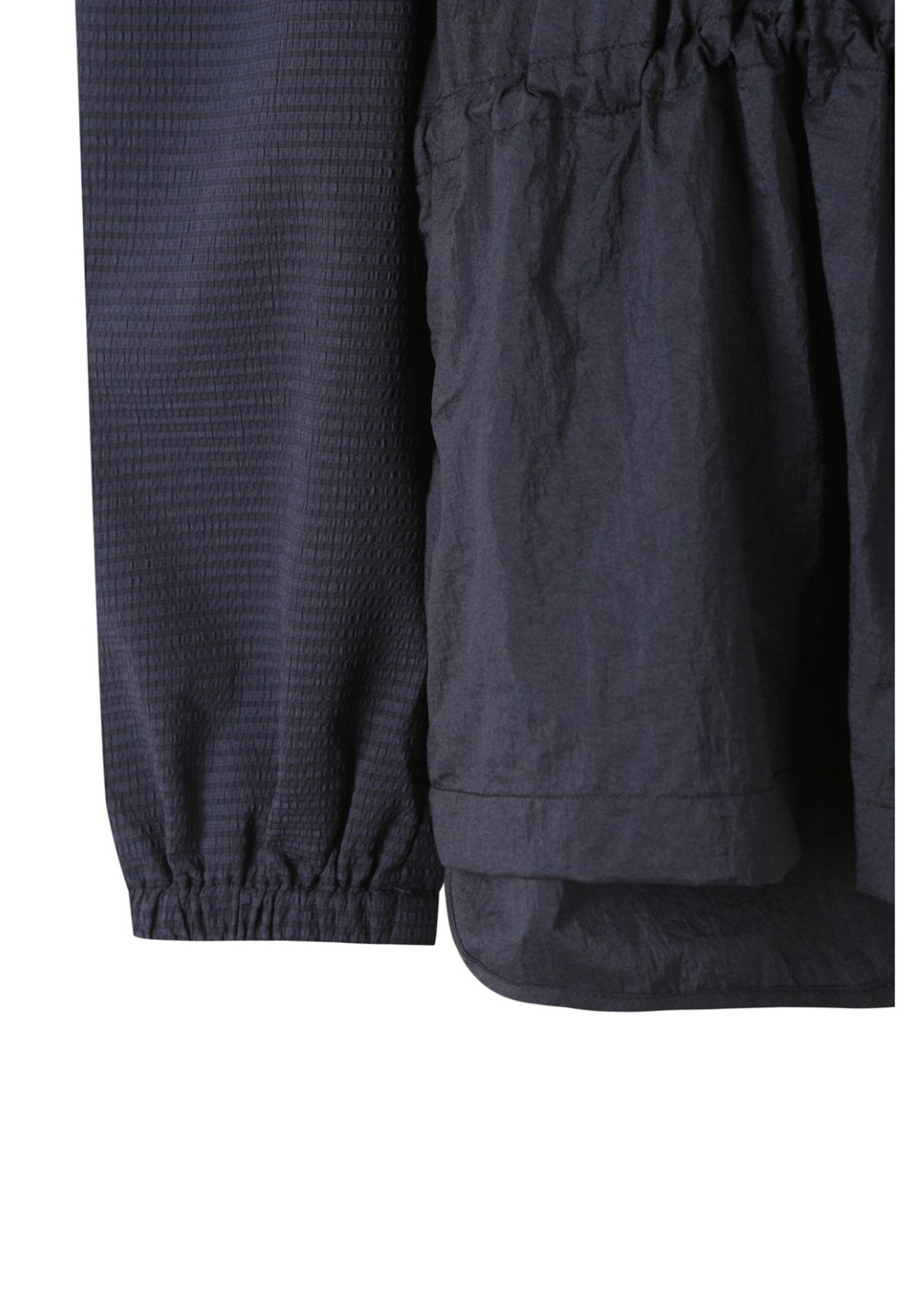 래코드(RECODE) Seersucker Sleeve Jumper_RQUAM23577NYX