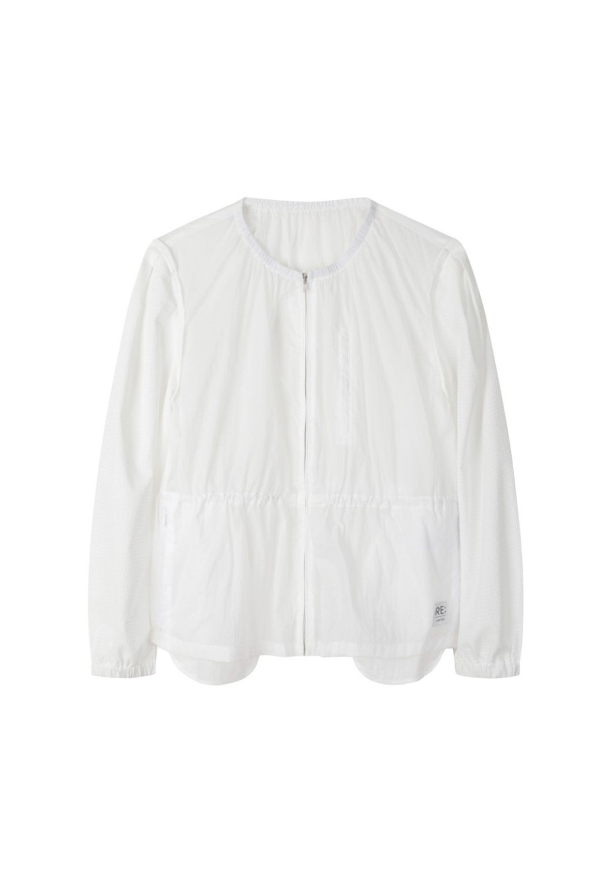 래코드(RECODE) Seersucker Sleeve Jumper_RQUAM23577WHX