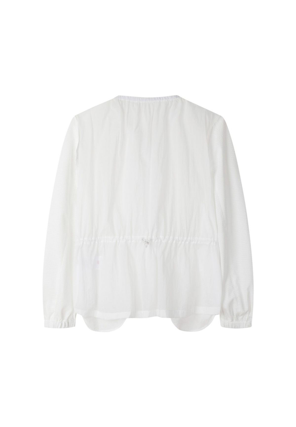 래코드(RECODE) Seersucker Sleeve Jumper_RQUAM23577WHX