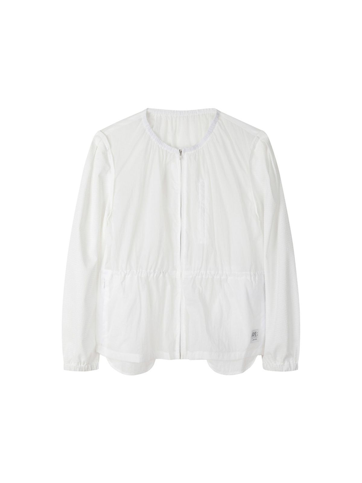 래코드(RECODE) Seersucker Sleeve Jumper_RQUAM23577WHX