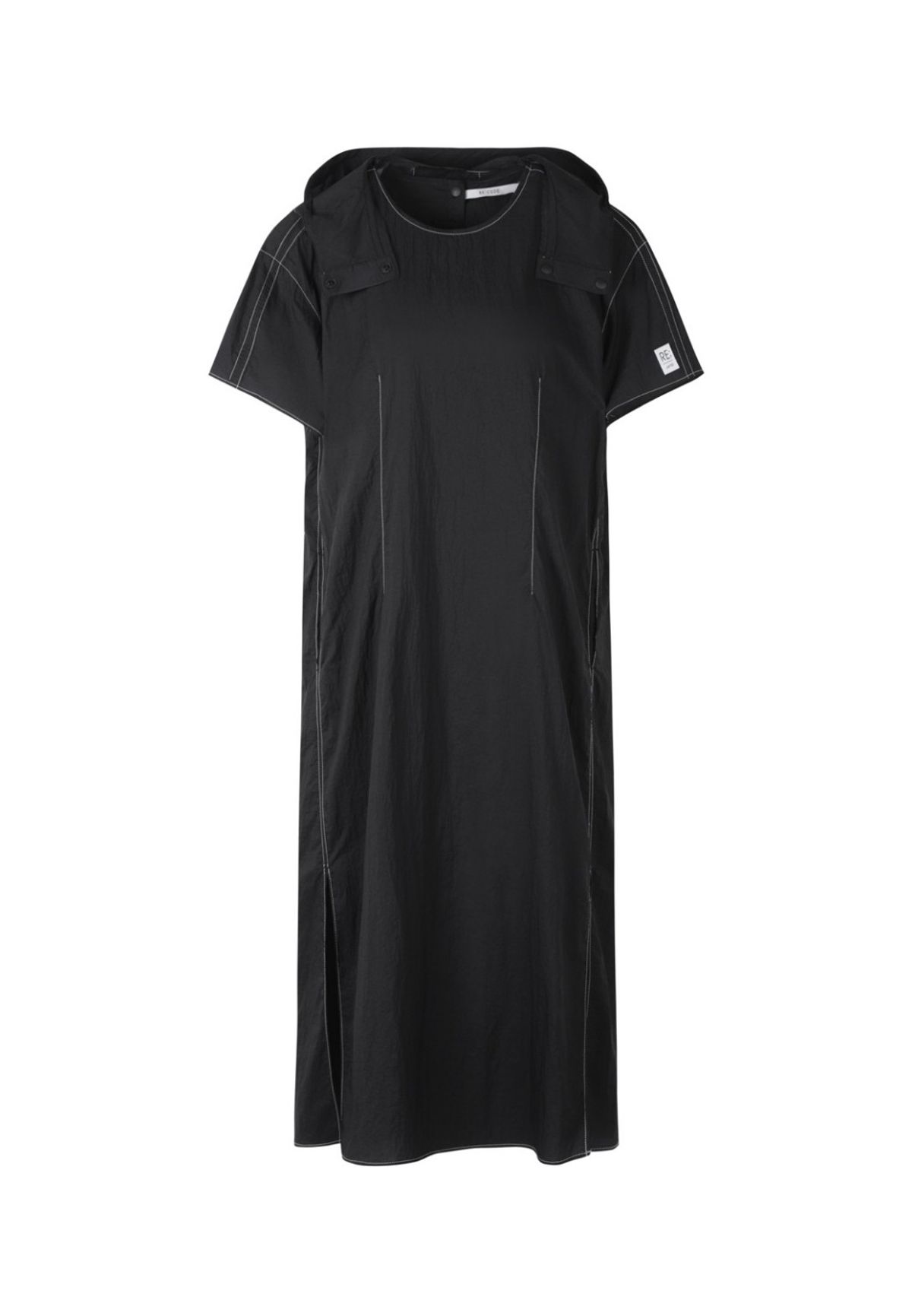 래코드(RECODE) Shirt Layering Strap Dress_RQDAM23561BKX