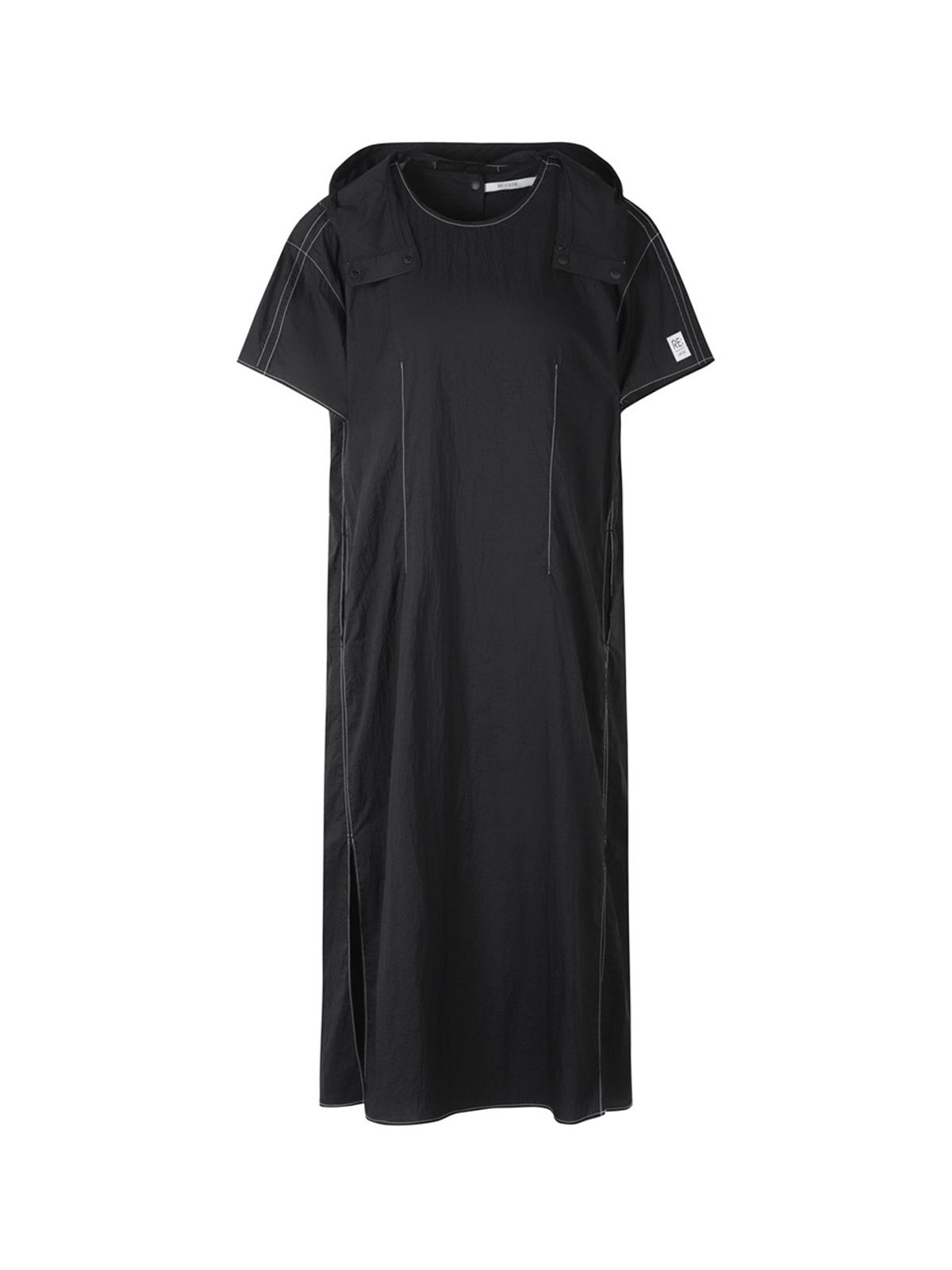 래코드(RECODE) Shirt Layering Strap Dress_RQDAM23561BKX