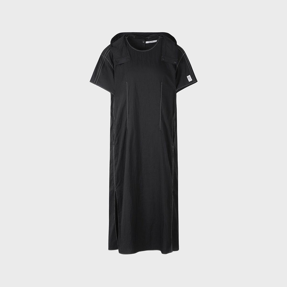 래코드(RECODE) Shirt Layering Strap Dress_RQDAM23561BKX