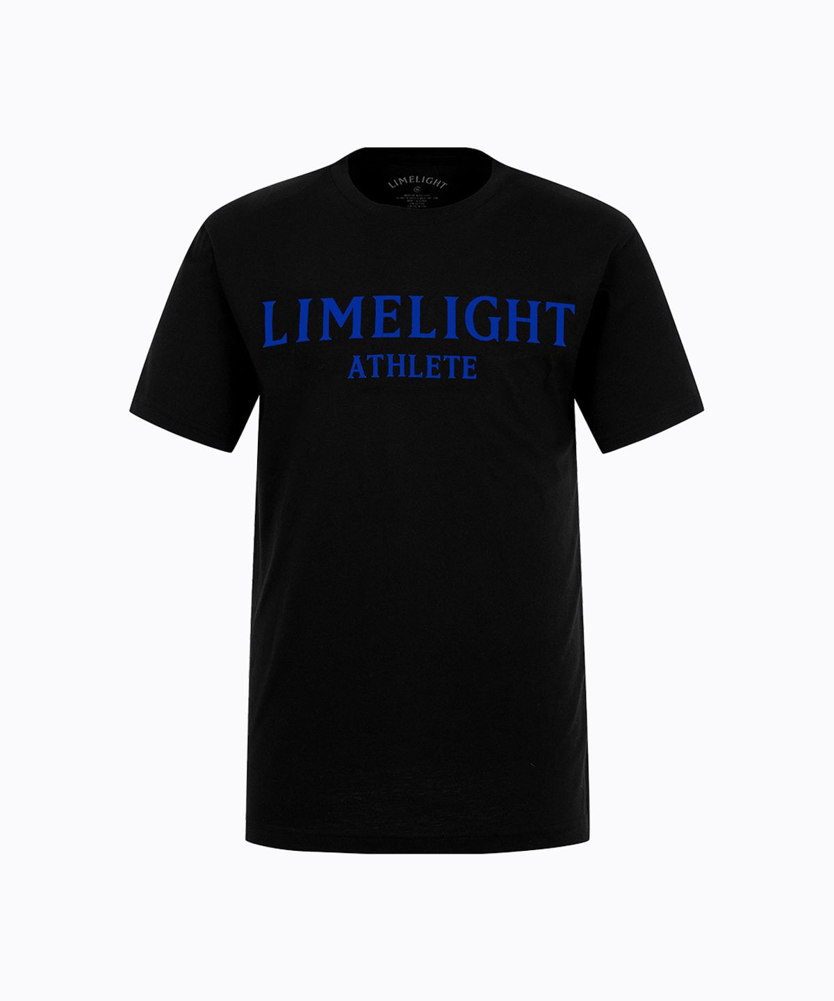 라임라잇 어패럴(LIMELIGHT APPAREL) 애슬릿 티셔츠 (블랙/블루)