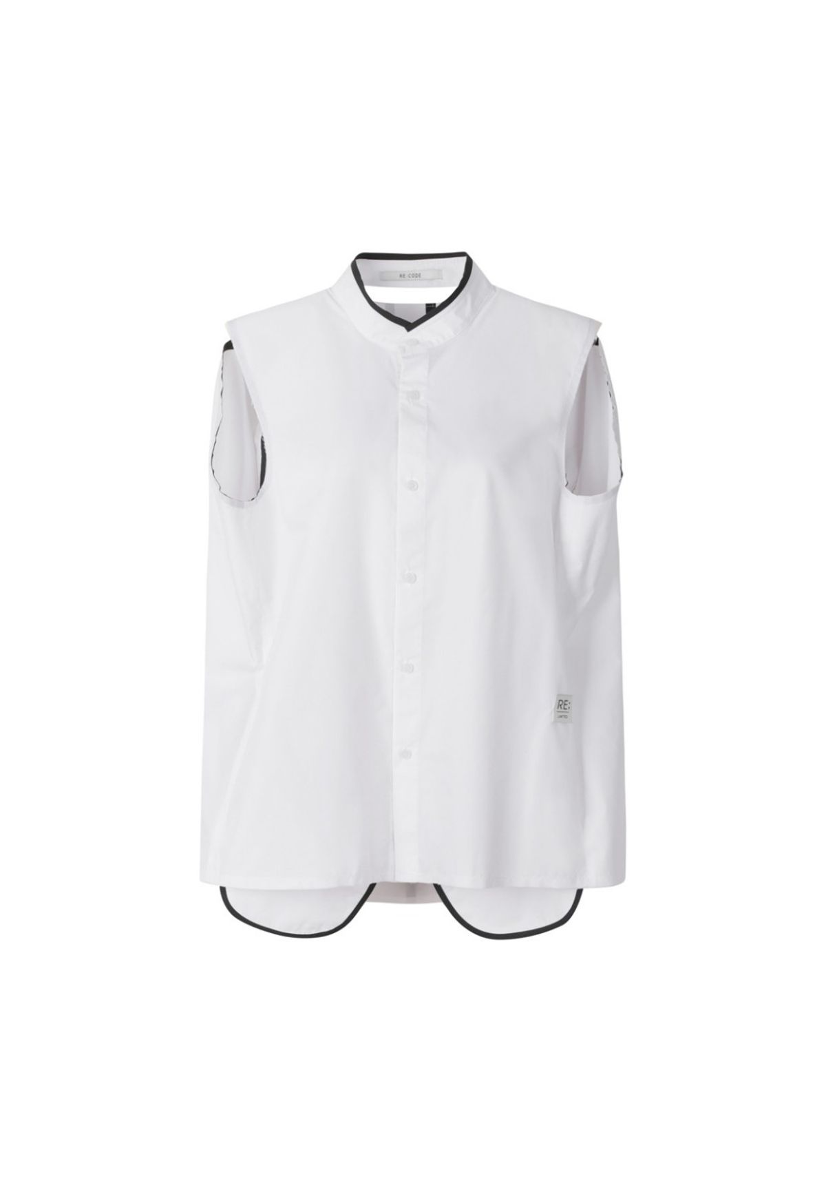 래코드(RECODE) Insideout Pocket Sleeveless Top_RQSAM23593WHX