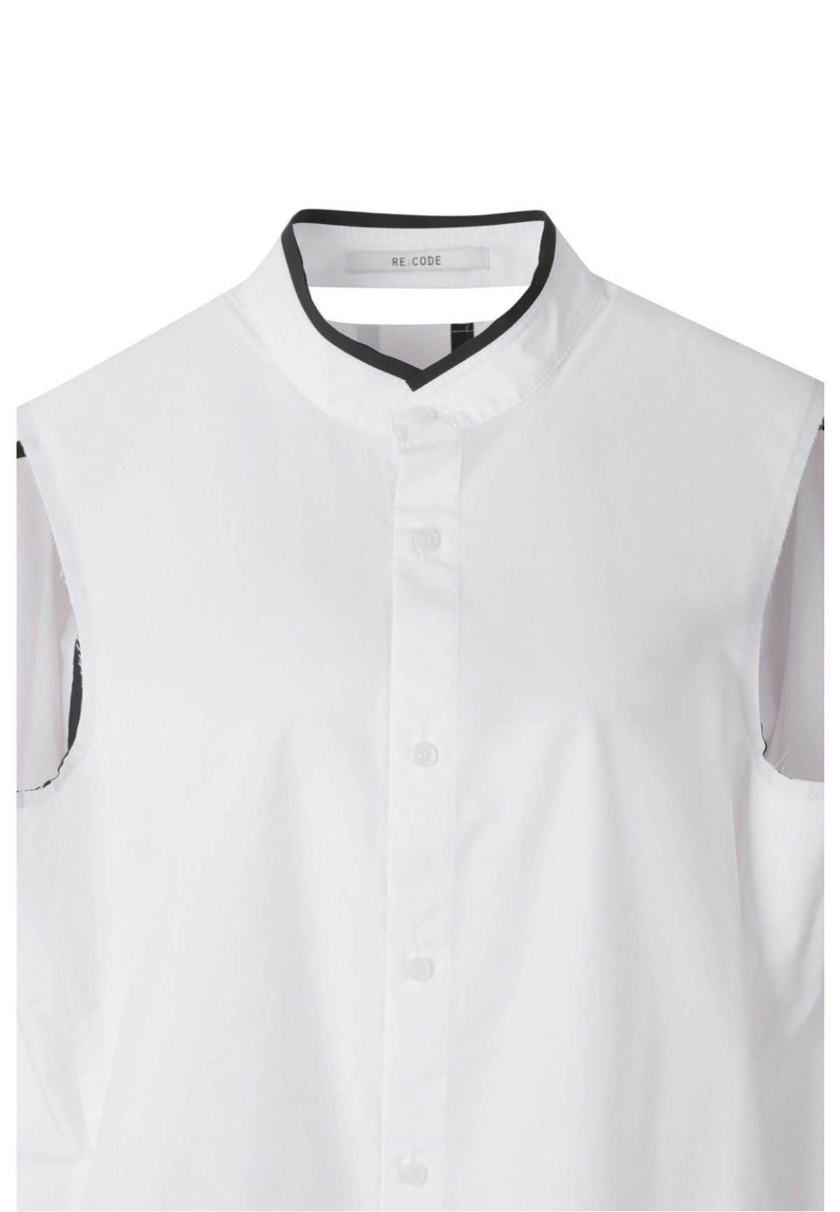 래코드(RECODE) Insideout Pocket Sleeveless Top_RQSAM23593WHX