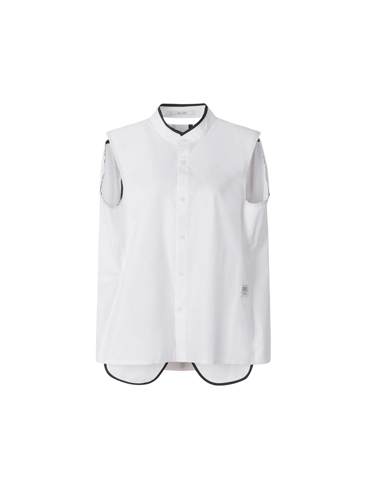 래코드(RECODE) Insideout Pocket Sleeveless Top_RQSAM23593WHX
