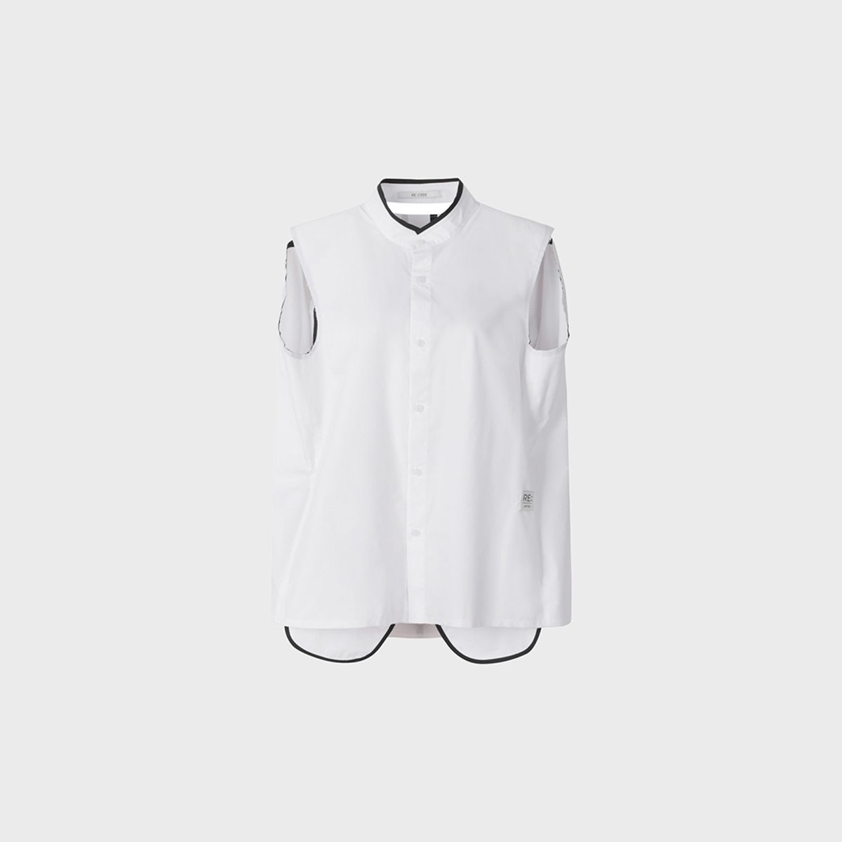 래코드(RECODE) Insideout Pocket Sleeveless Top_RQSAM23593WHX