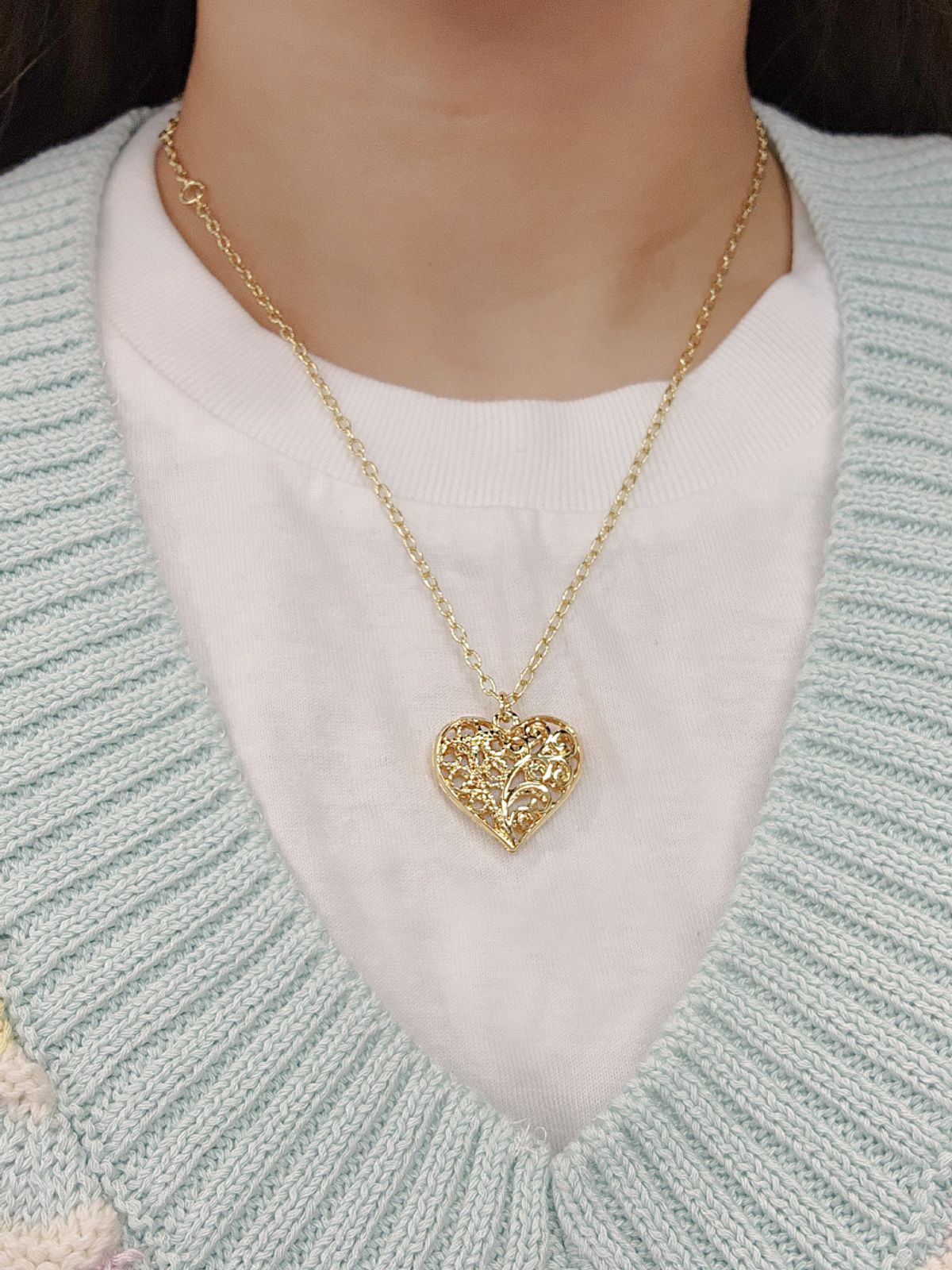리타모니카(RITA MONICA) Big Heart Pendent Necklace