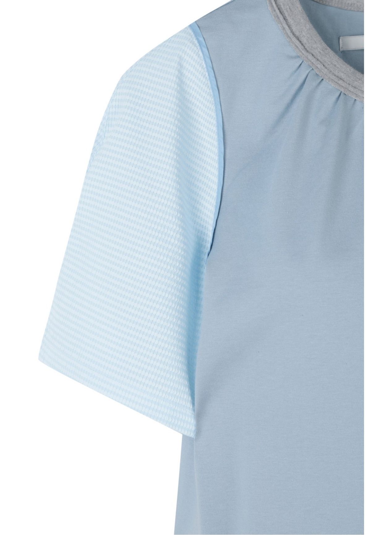 래코드(RECODE) Seersucker Half Sleeve Top_RQTAM23579BUX