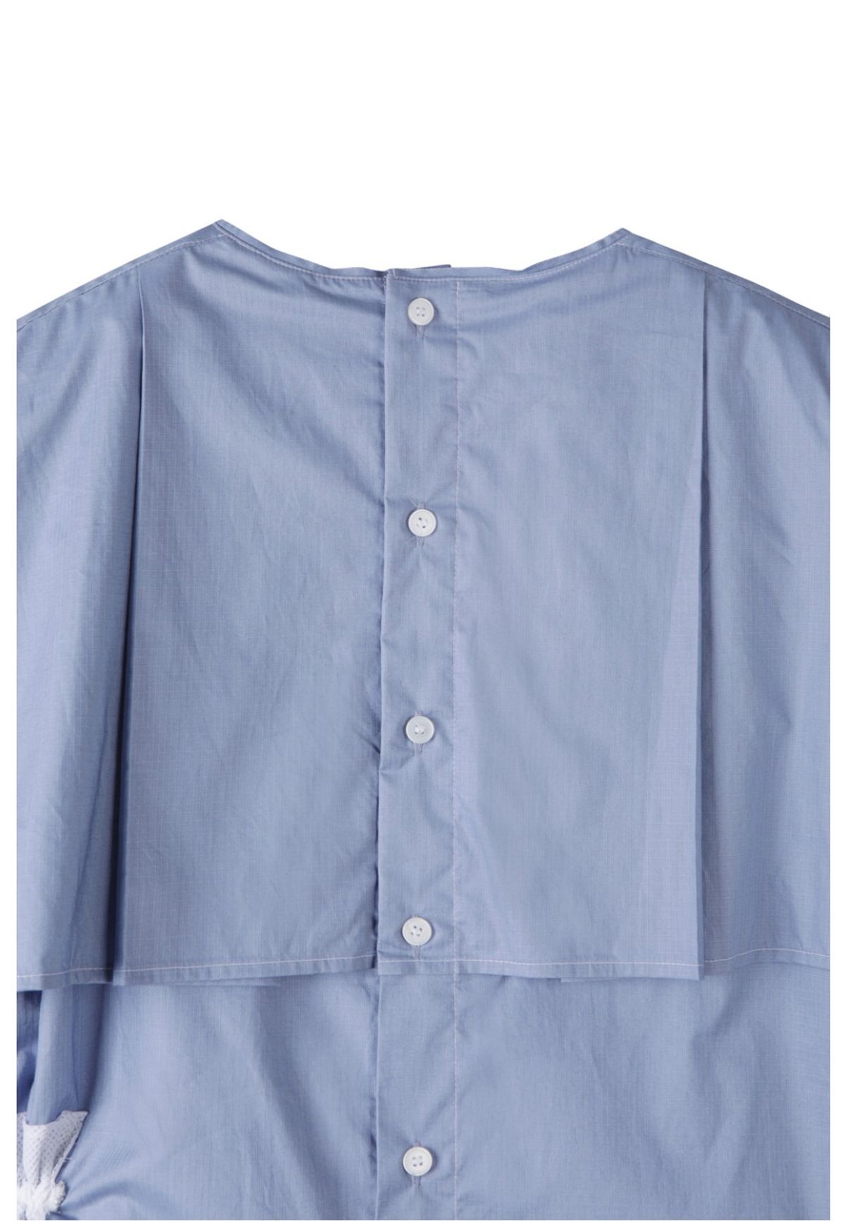 래코드(RECODE) Waist Shirring Patchwork Top_RQSAM23585BUX