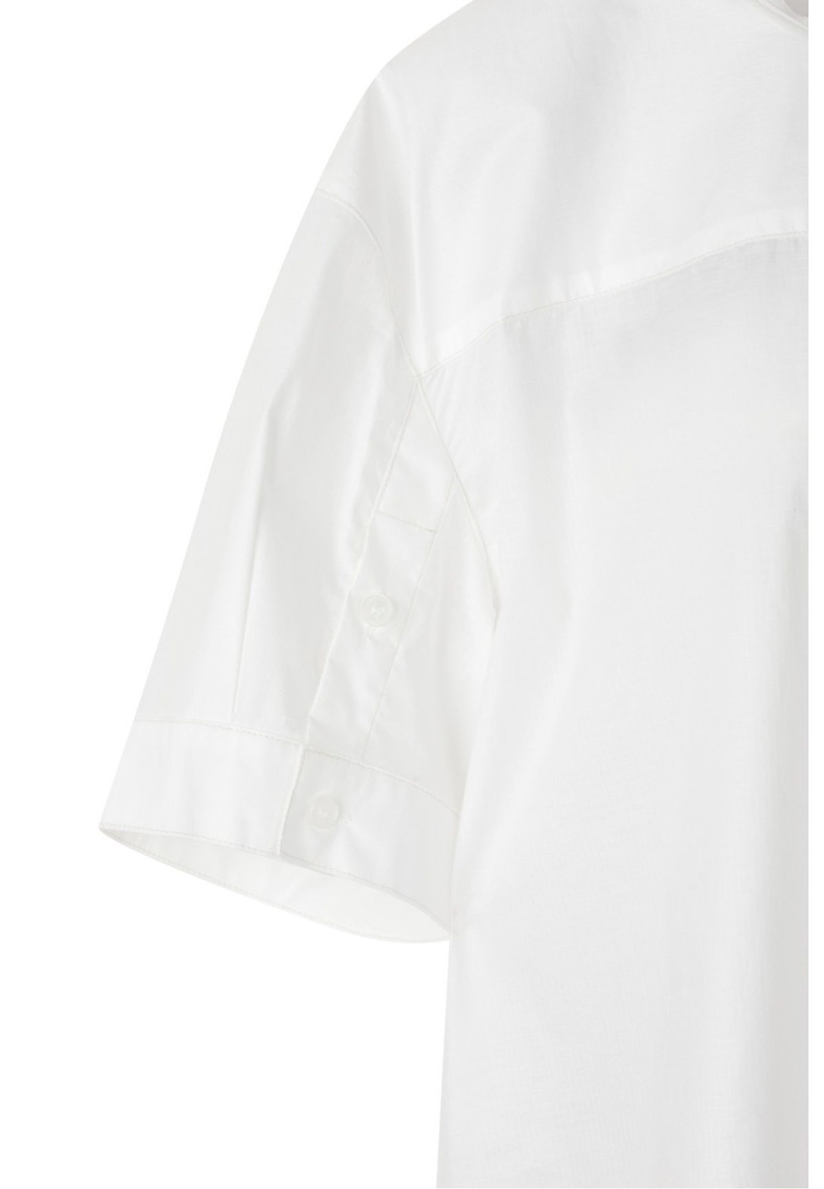 래코드(RECODE) Waist Shirring Patchwork Top_RQSAM23585WHX