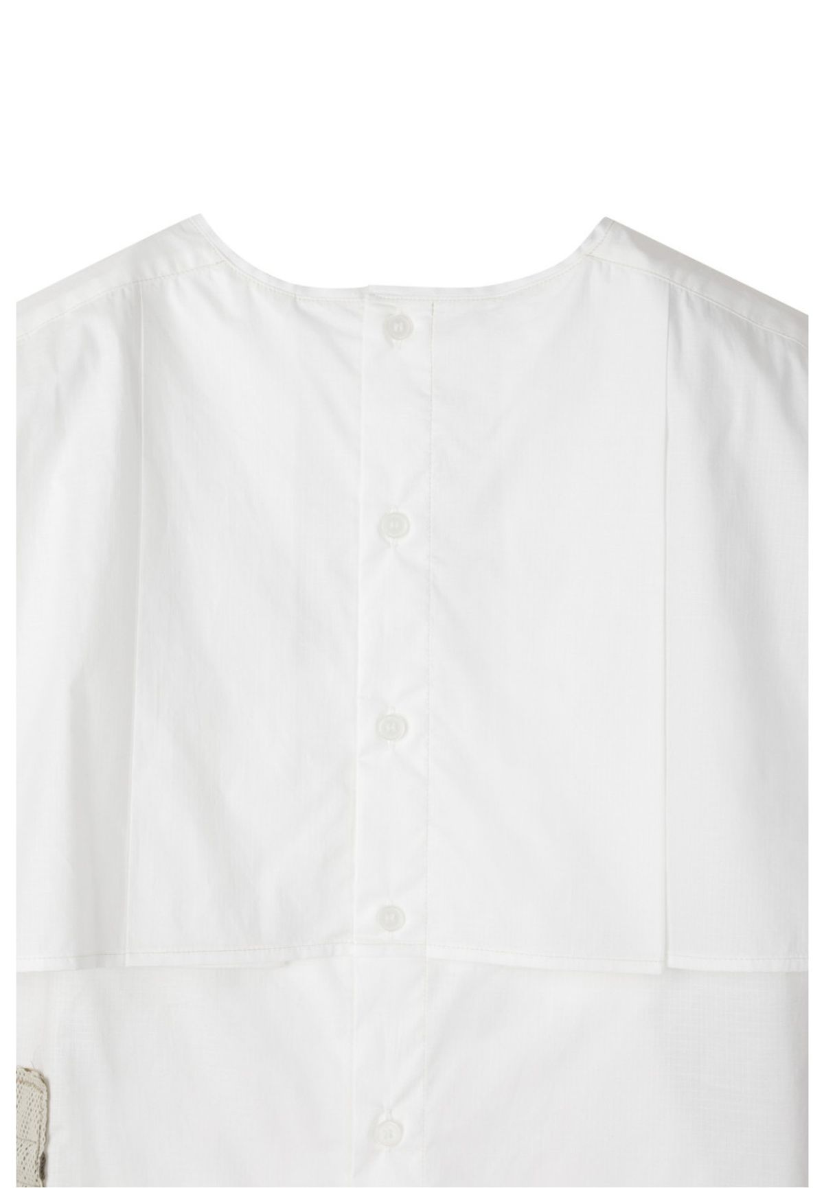 래코드(RECODE) Waist Shirring Patchwork Top_RQSAM23585WHX