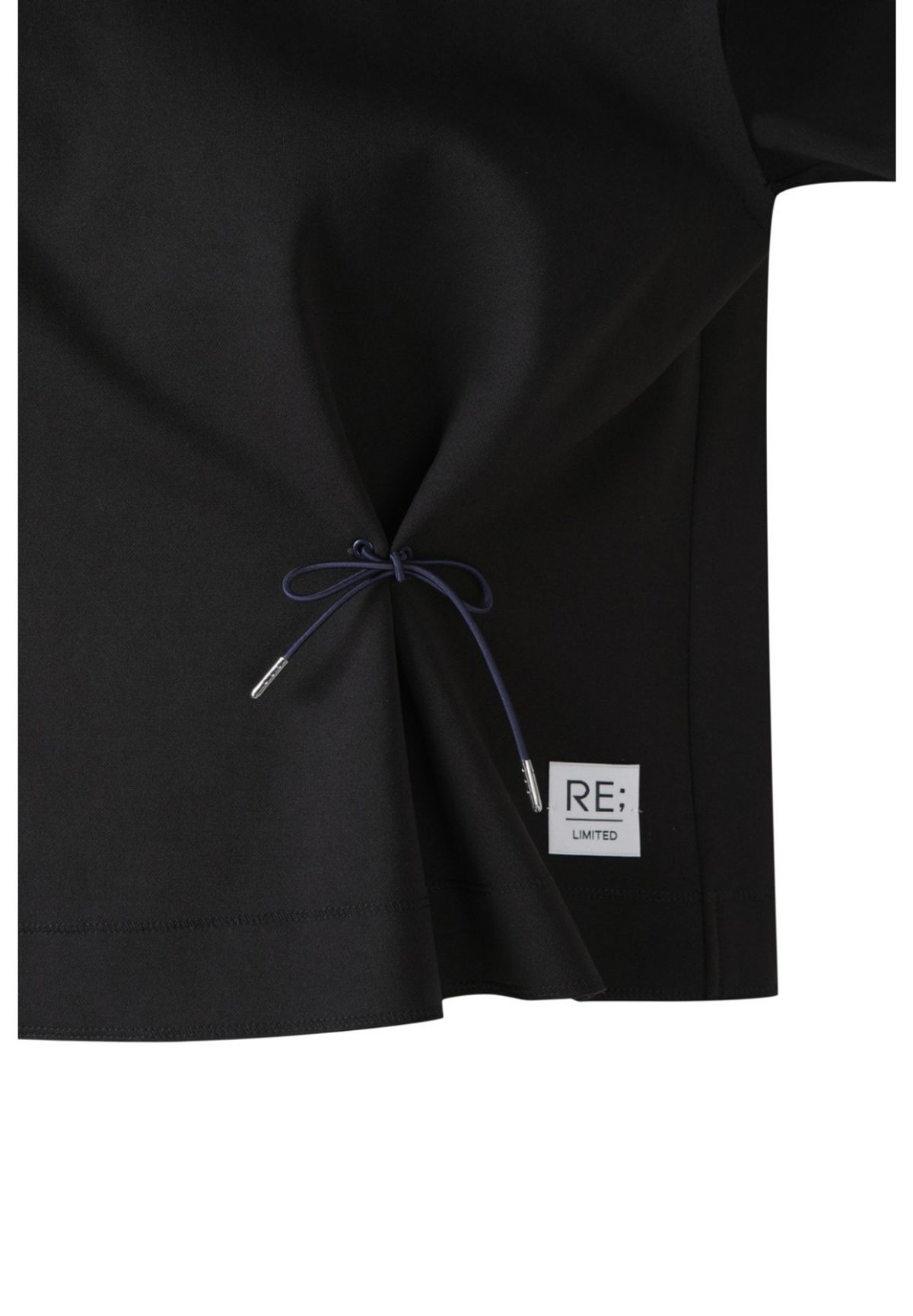래코드(RECODE) Slit Shoulder Top_RQSAM23587BKX