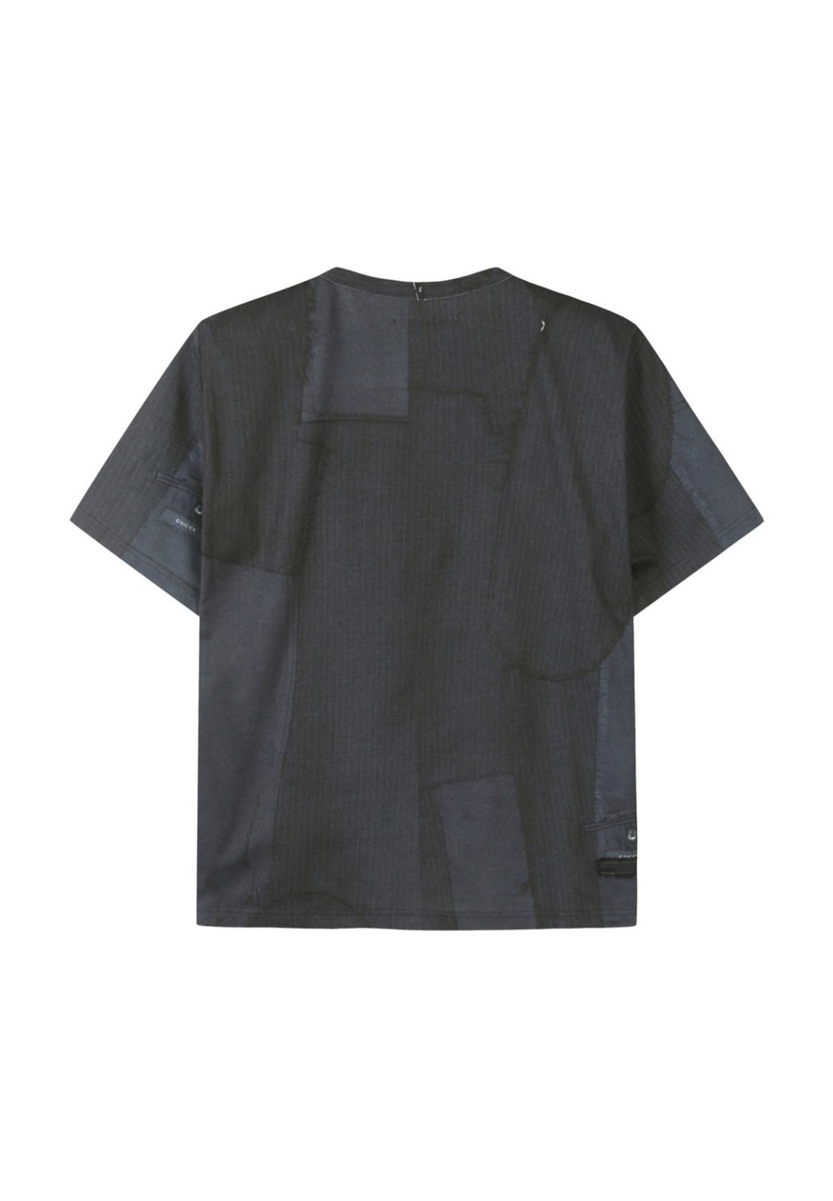 래코드(RECODE) Fabric Puzzle Printing T-shirts_RJTAM23708BKX