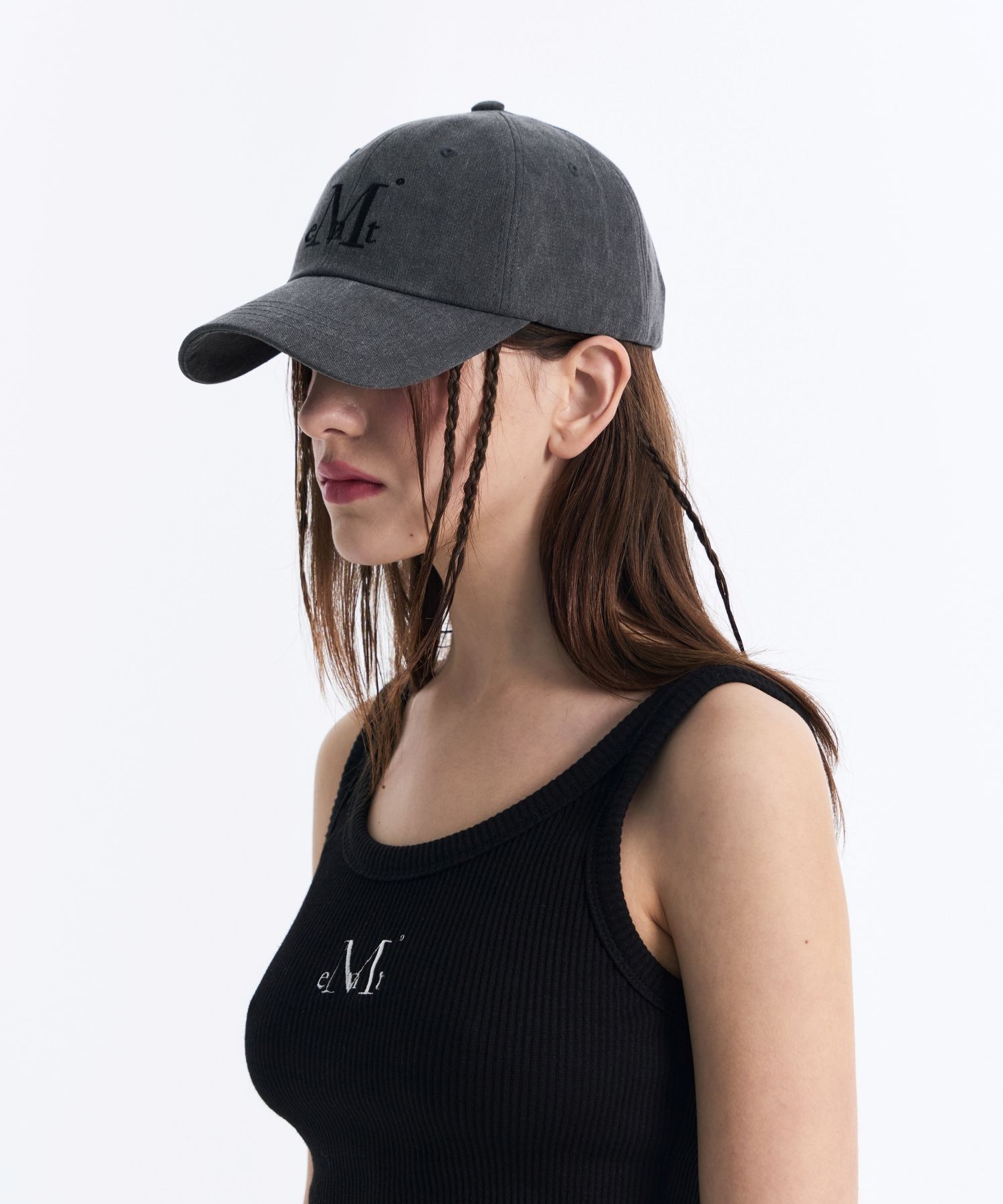 ☆MUCENT☆ Signature Ball Cap Dying Grey Denim MUSINSA | MUCENT Signature ball cap (dying gray denim)