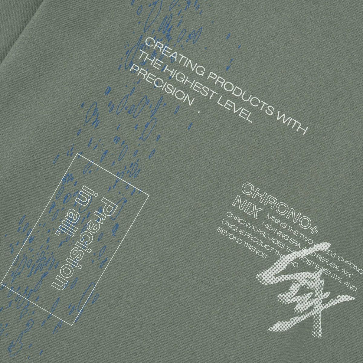크로닉스(CHRONYX) 458 스팟 티셔츠 올리브