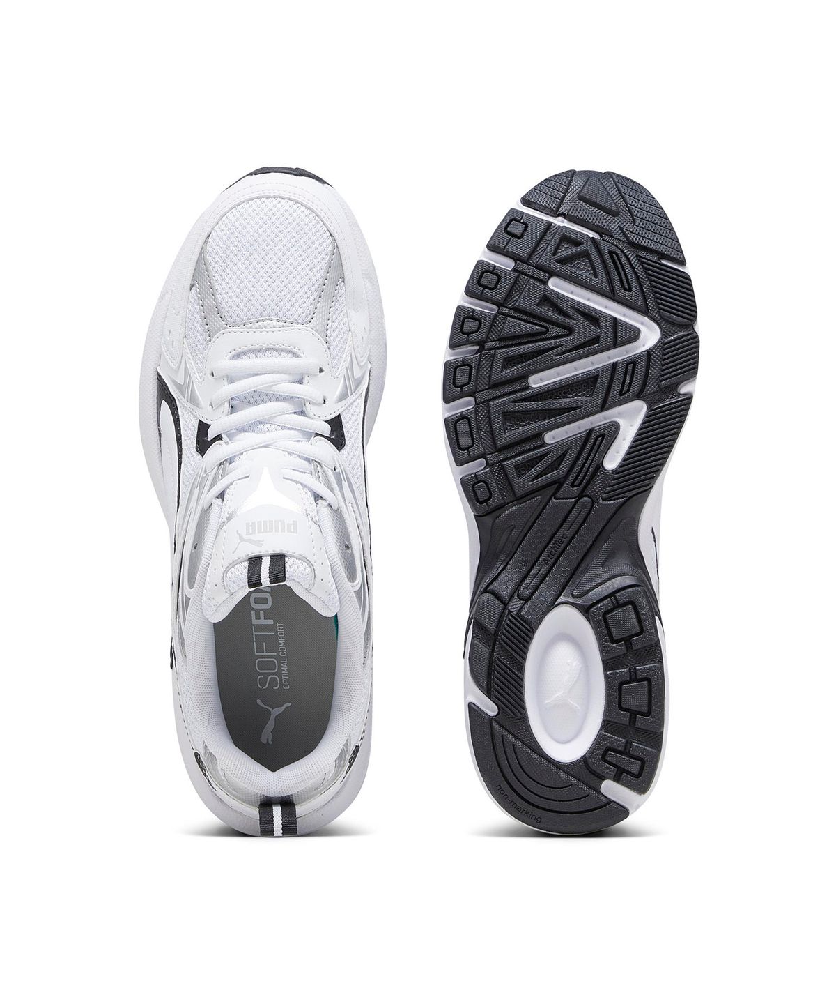 푸마(PUMA) 밀레니오 테크 - 화이트:블랙:실버 / 392322-01