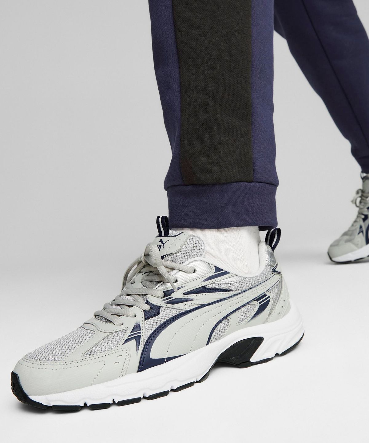 푸마(PUMA) 밀레니오 테크 - 그레이:네이비:실버 / 392322-03