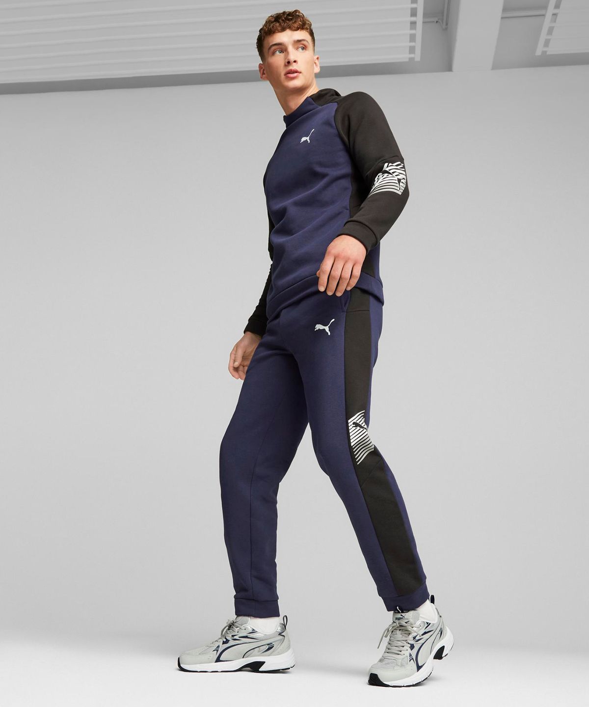 푸마(PUMA) 밀레니오 테크 - 그레이:네이비:실버 / 392322-03