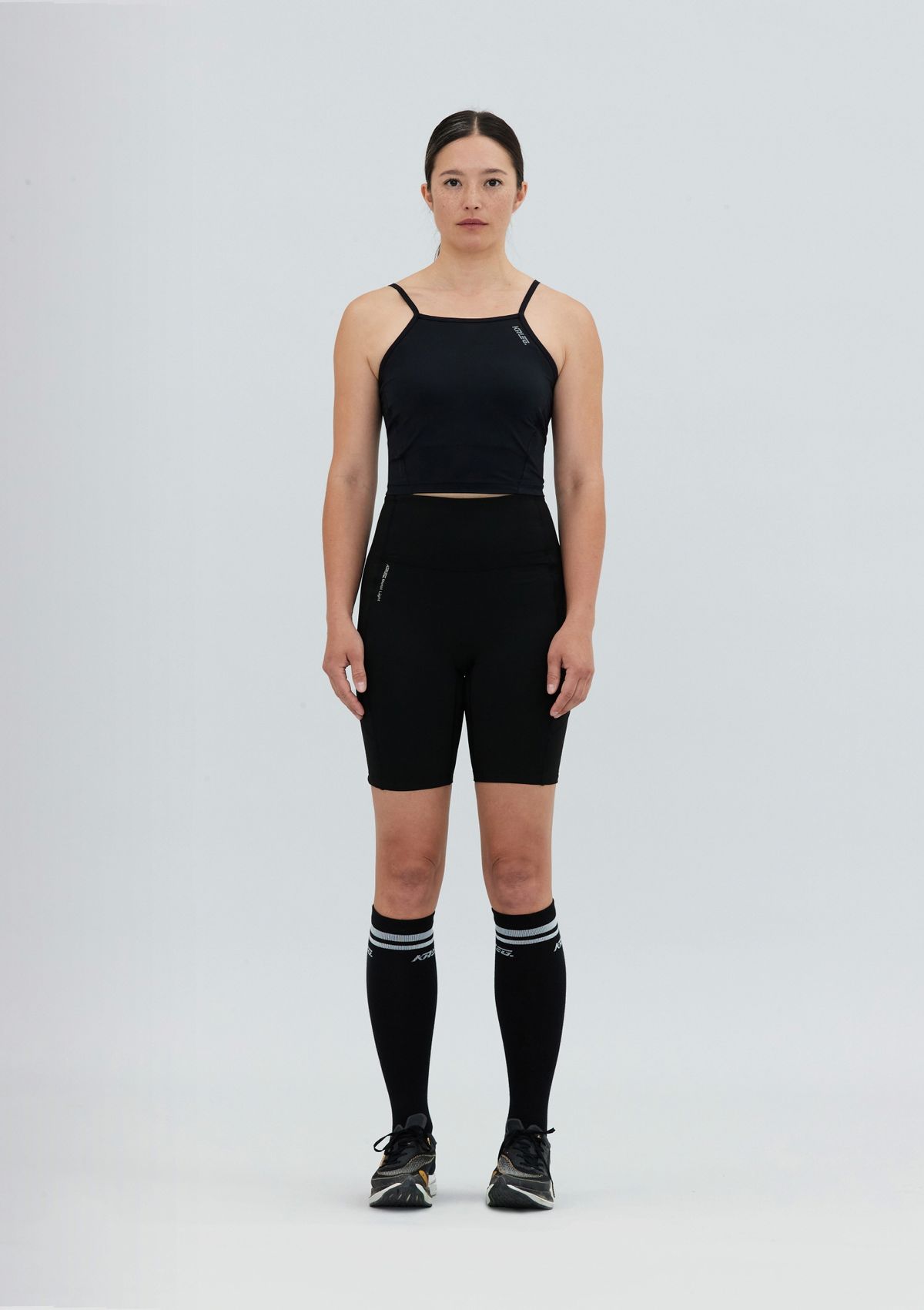 칼렉(KALEG) WOMENS BALANCE TANK TOP/BLACK