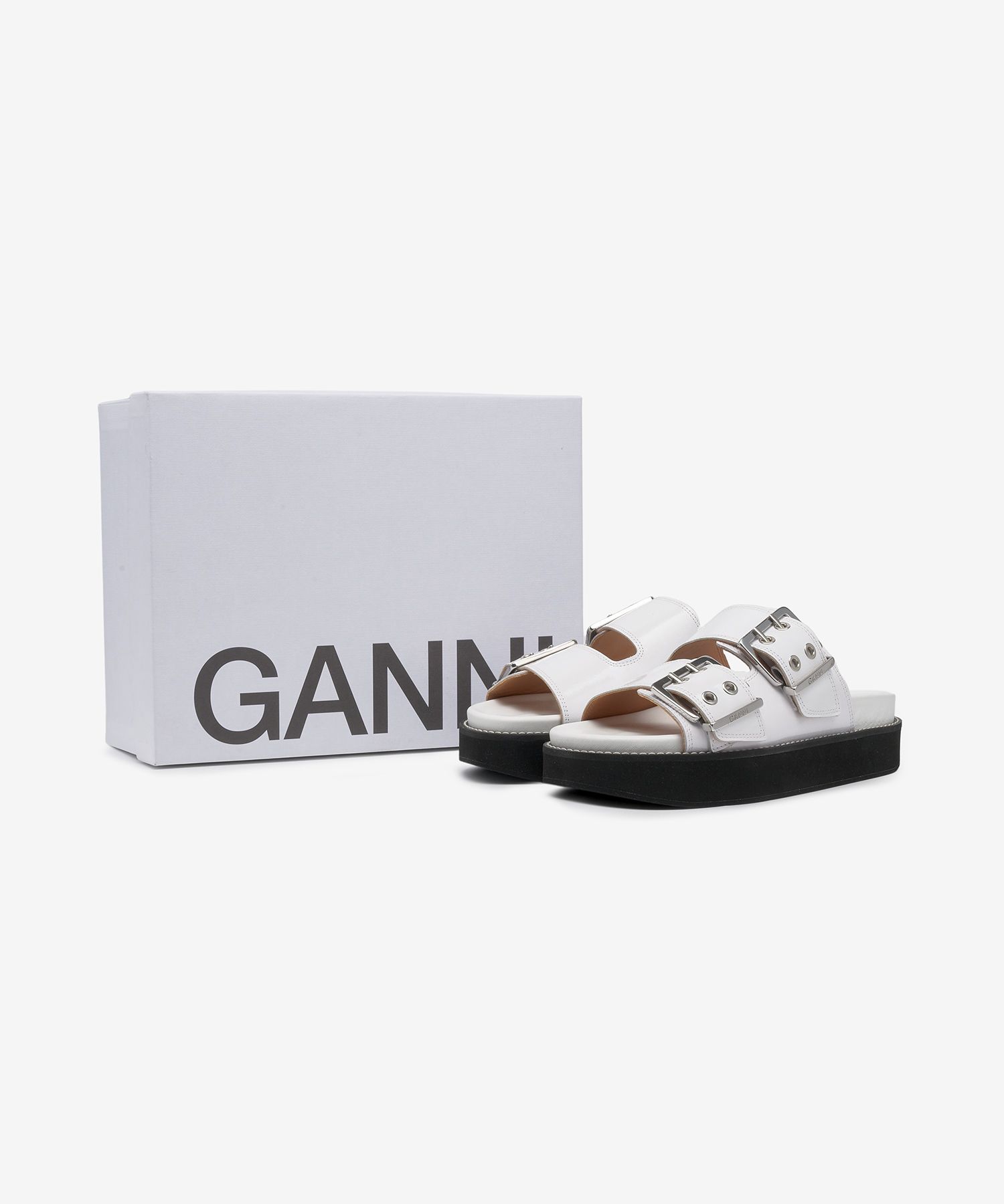 【GANNI】Buckle Double Strap Platform Sandals/全国送料無料 MUSINSA公式 | GANNI Buckle Double Strap Platform Sandals