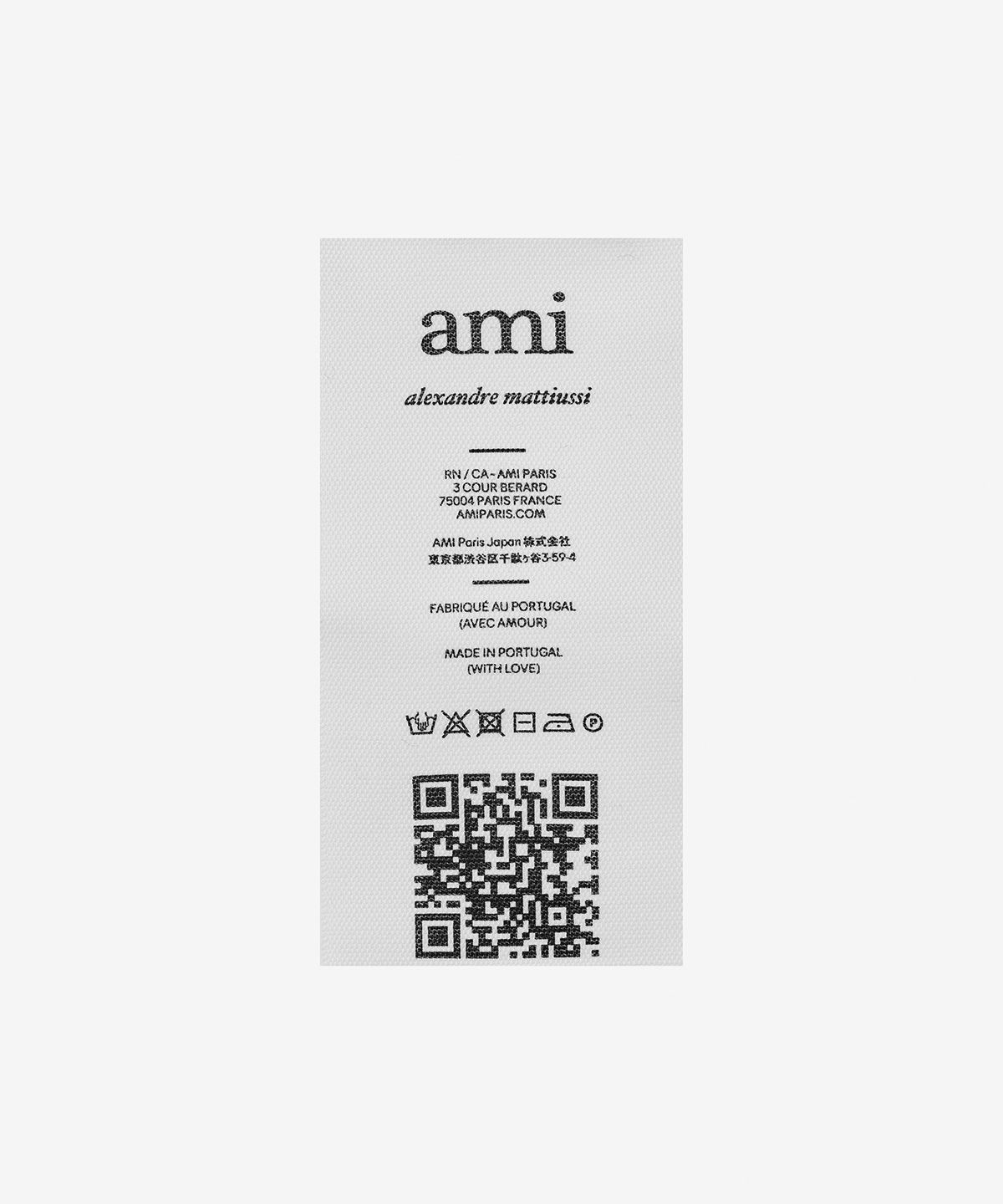 아미(AMI) 차이나 카라 가디건 - 그레이 / FKC013KN0013055