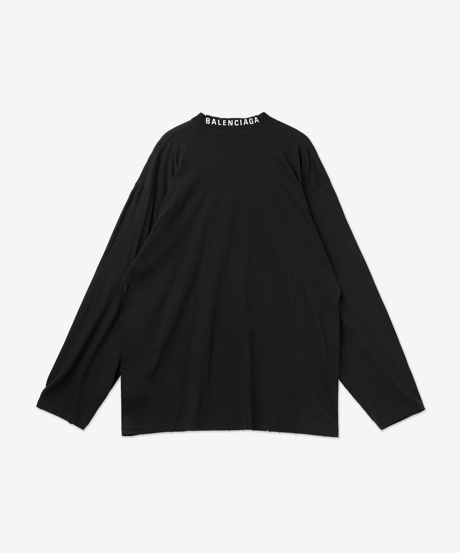 MUSINSA公式 | BALENCIAGA Oversized Long Sleeve T-shirt - Washed