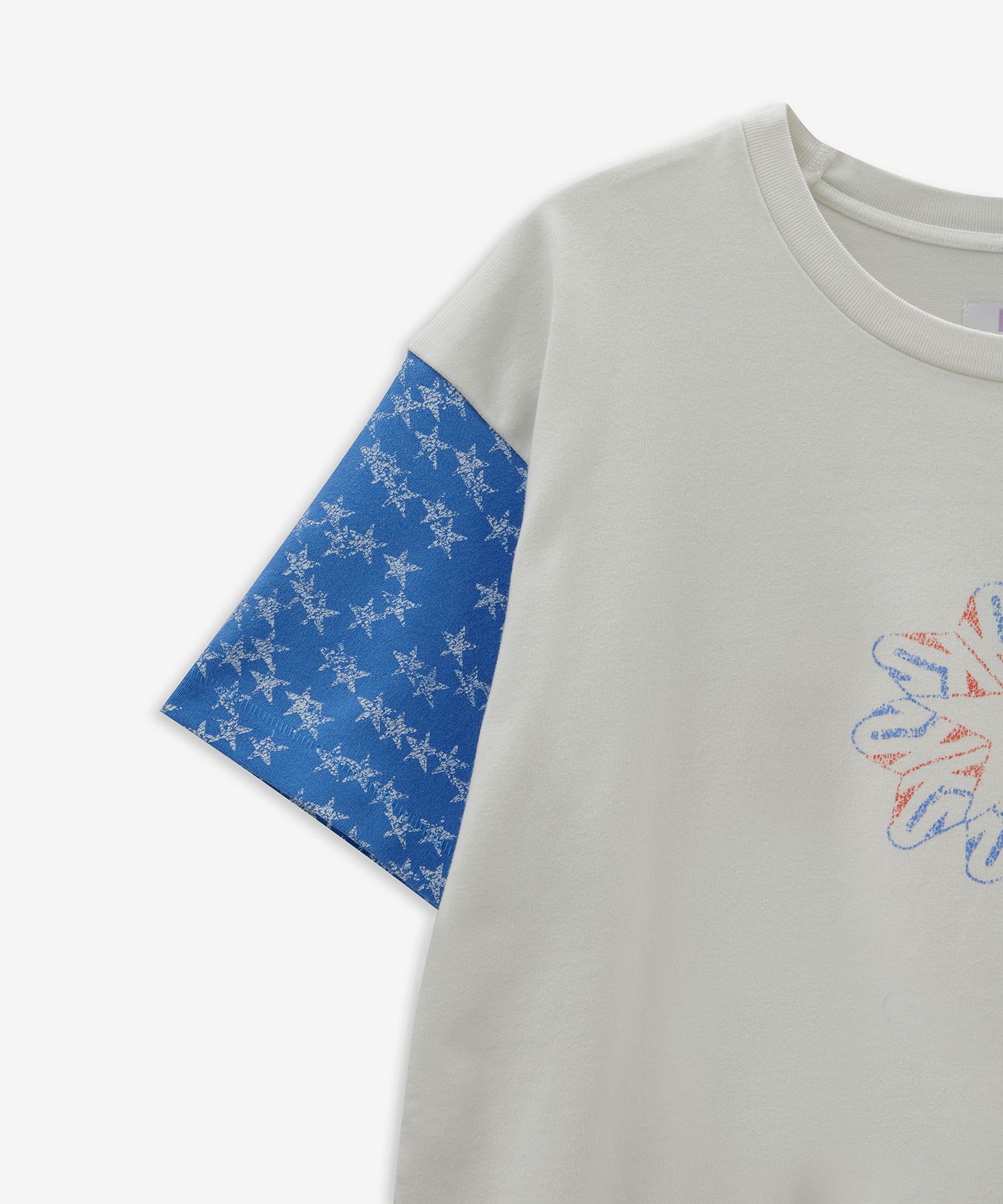 ■ERL■ Star Graphic Print Short Sleeve T-Shirt White ERL06T Buy ERL Star Print T-Shirt 'White' - ERL06T019 WHIT | GOAT
