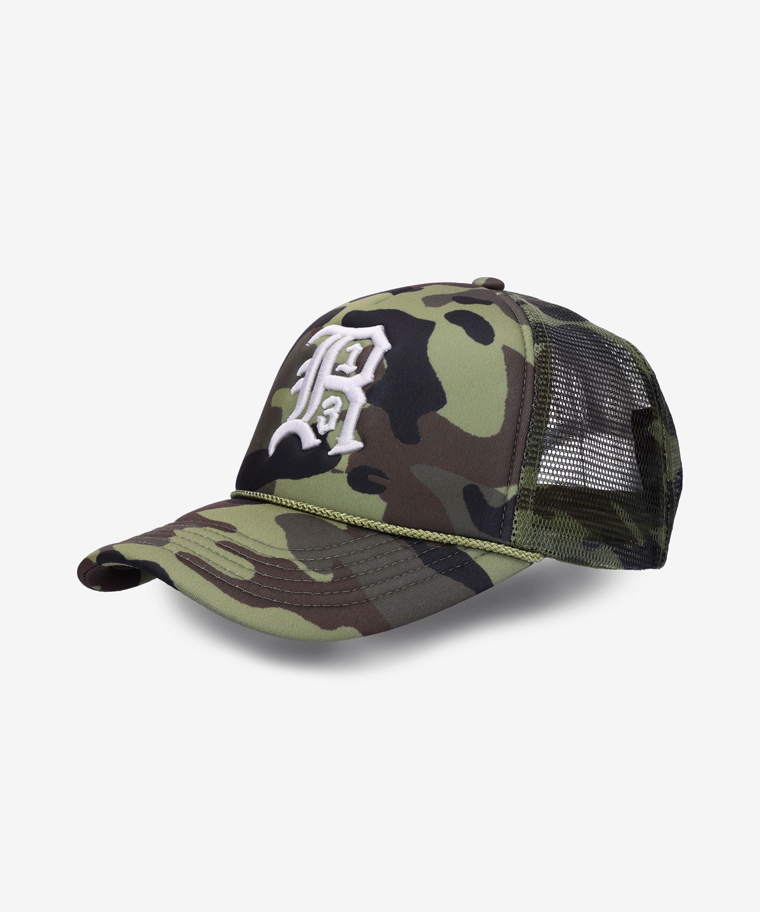 MUSINSA公式 | R13 Women's Camouflage Logo Trucker Cap