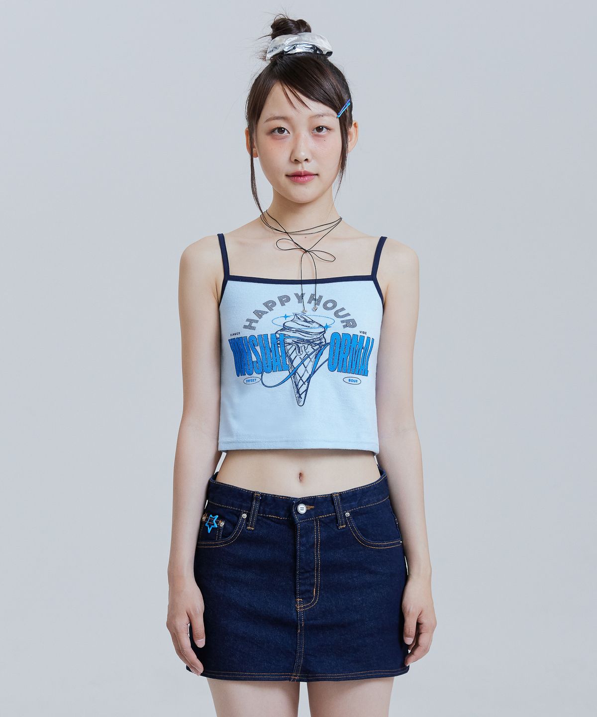 언유주얼 노말(UNUSUALNORMAL) GELATO TOP_BLUE