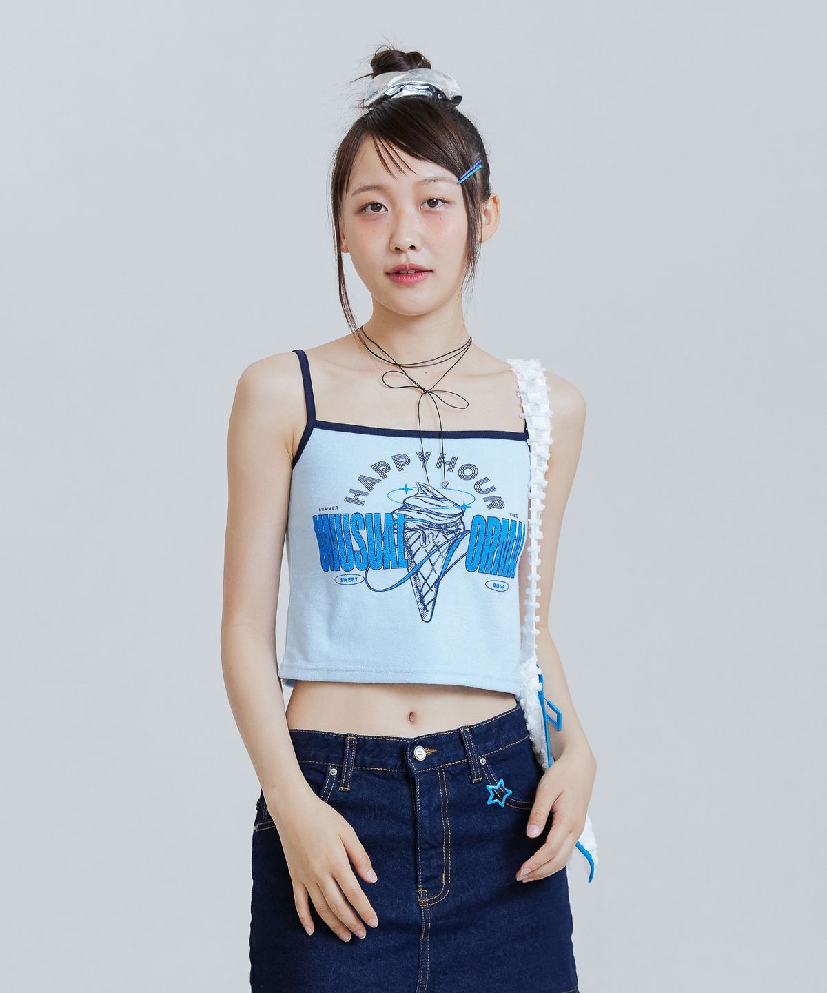 언유주얼 노말(UNUSUALNORMAL) GELATO TOP_BLUE