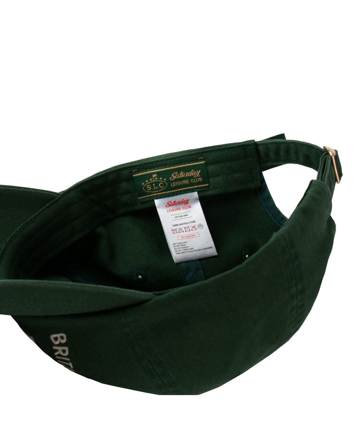 세러데이 레저 클럽(SATURDAY LEISURE CLUB) Signature Ball Cap - 1960s British Racing Green