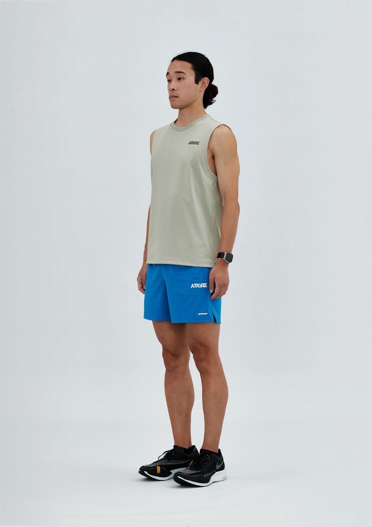 칼렉(KALEG) MENS BALANCE SLEEVENESS (ATHLETIC)/LIGHT KHAKI